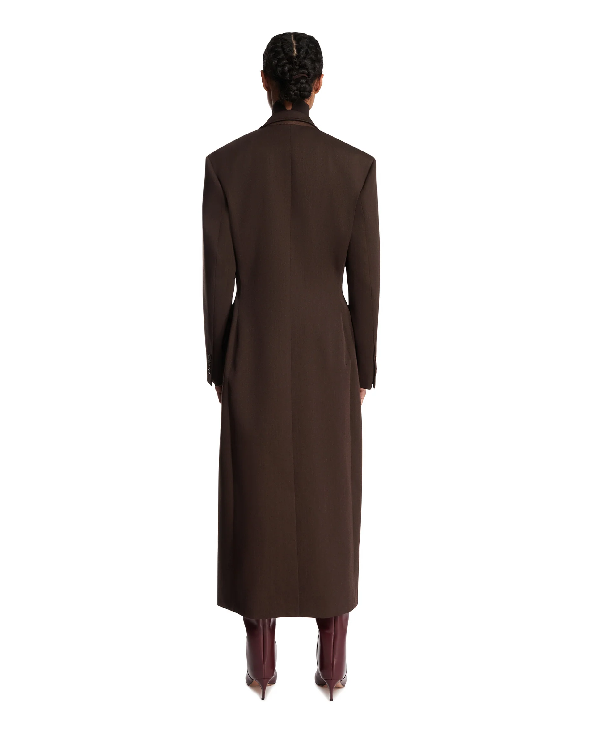 Cappotto Anouk In Lana Marrone - Image 5