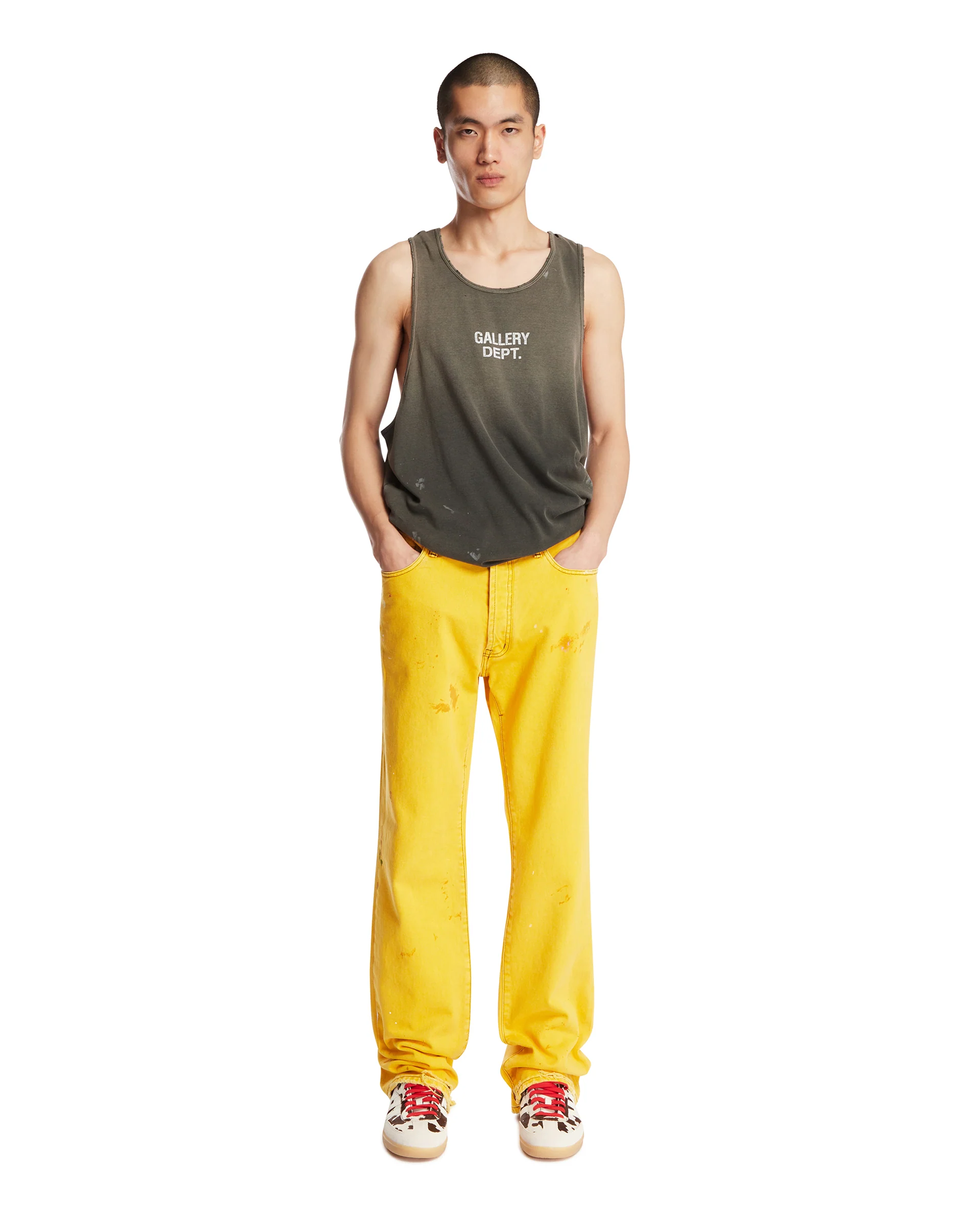 Top Smanicato Con Logo Nero - Image 3