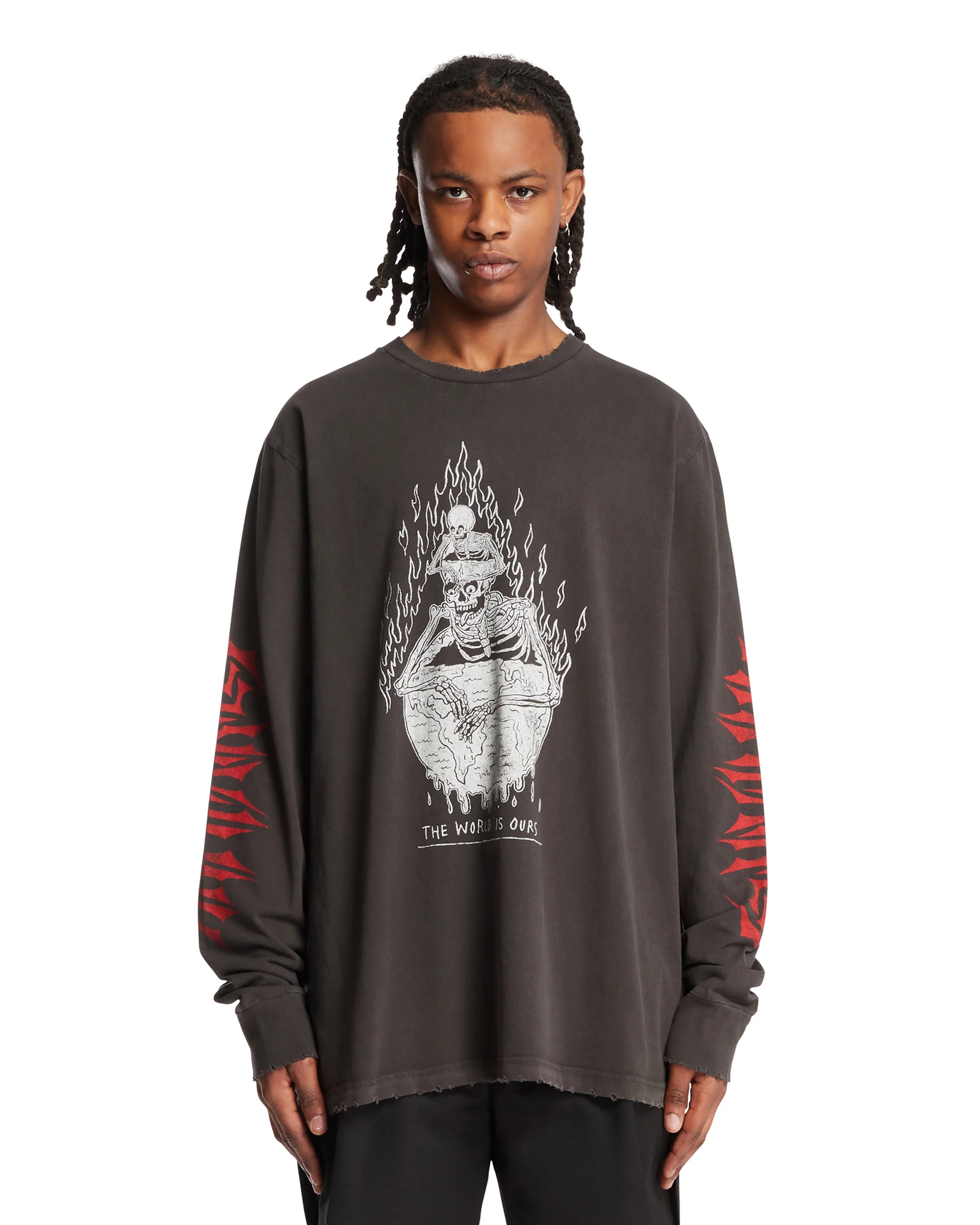 T-Shirt The World Is Ours Nera