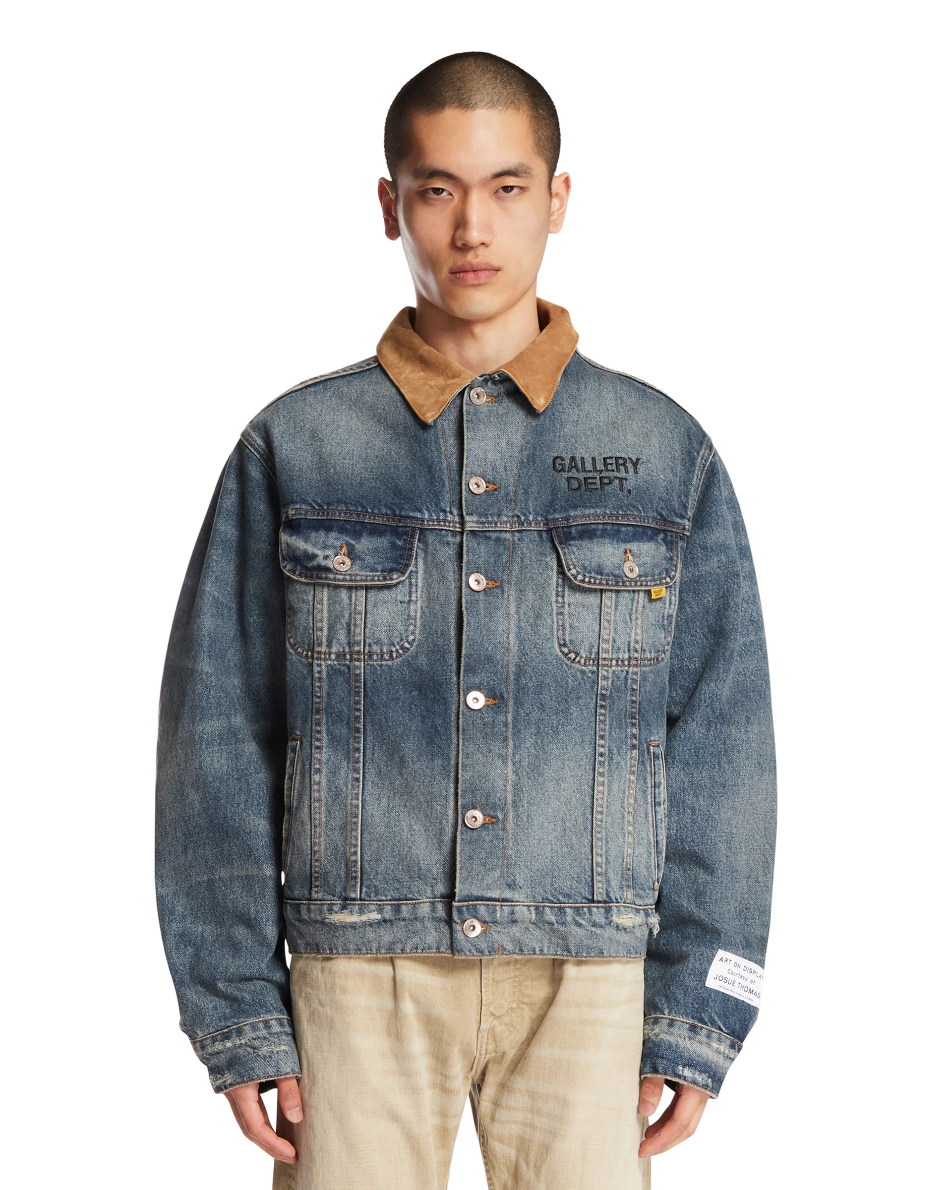 Trucker Jacket Santa Fe In Denim Blu
