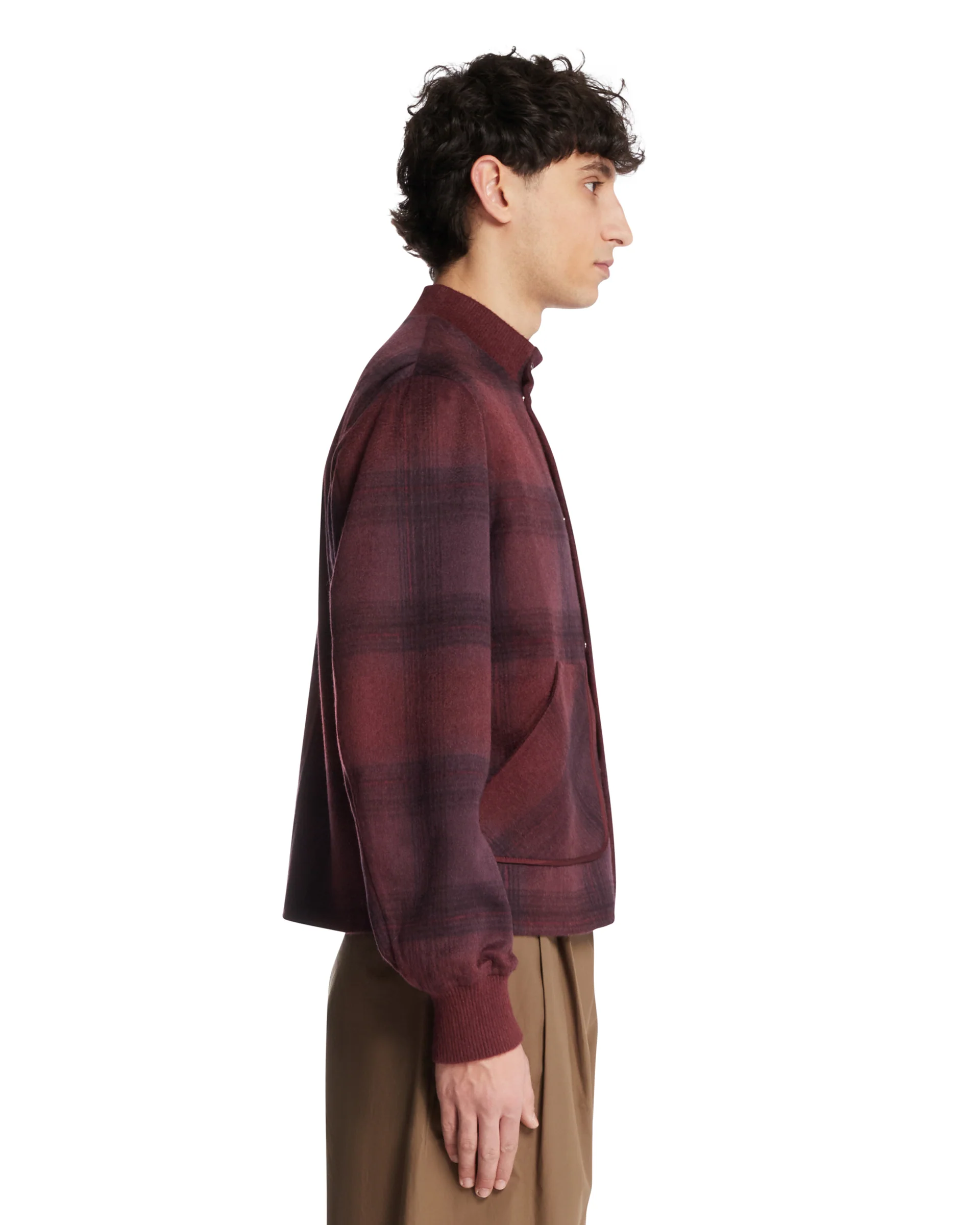 Giacca Gratitude In Cashmere Burgundy - Image 4