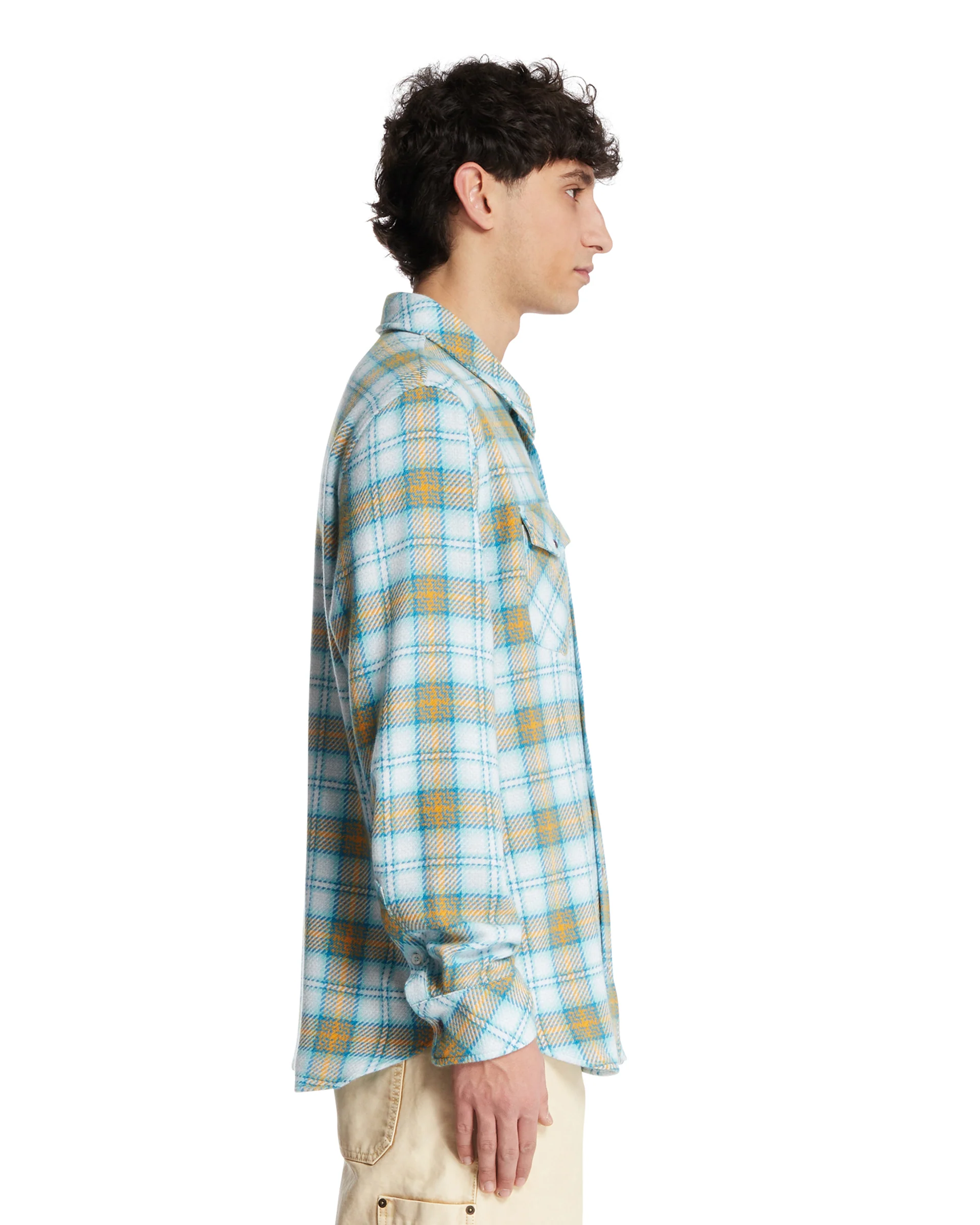 Camicia Freedom In Cashmere Azzurra - Image 4