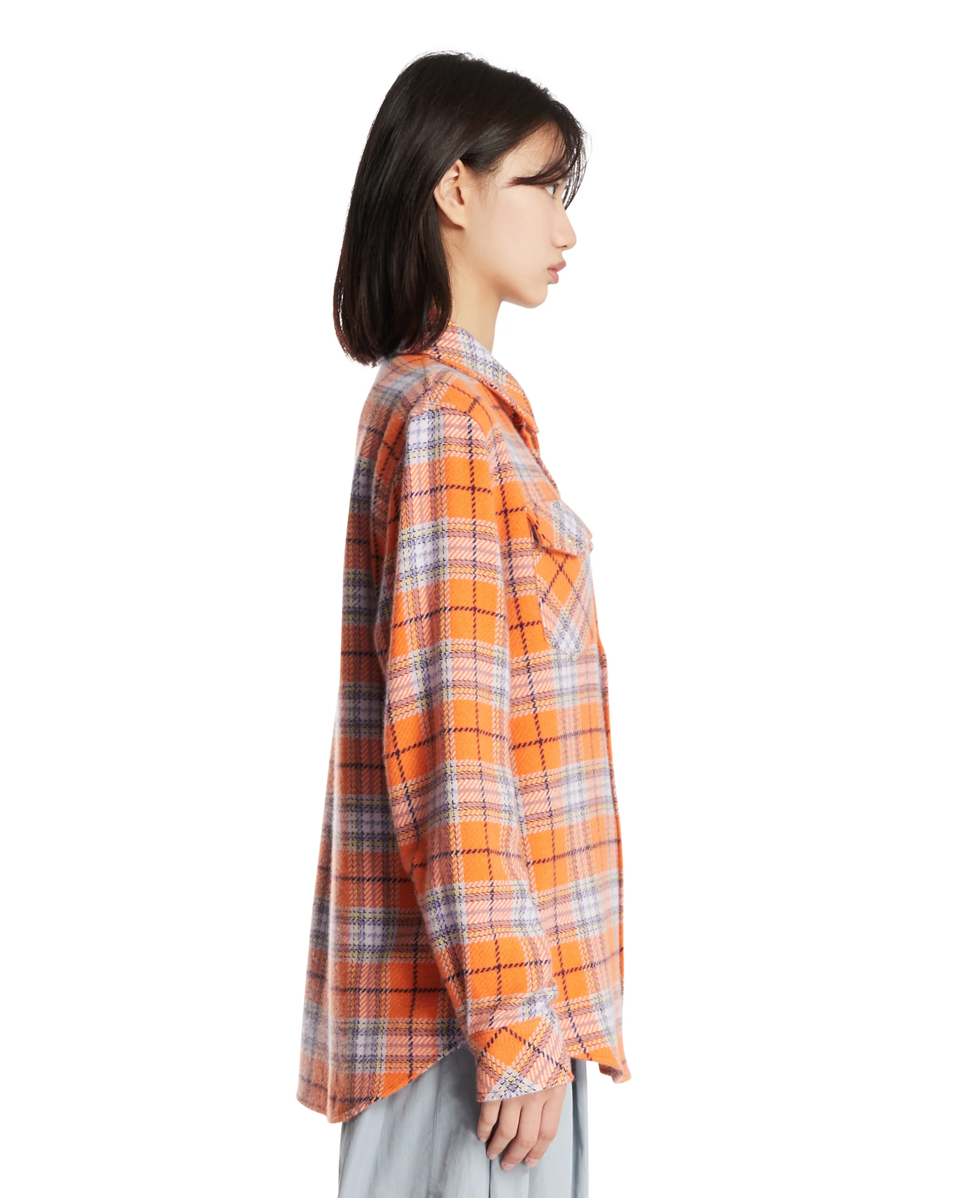 Camicia Midnight Sun Tartan Arancione - Image 4
