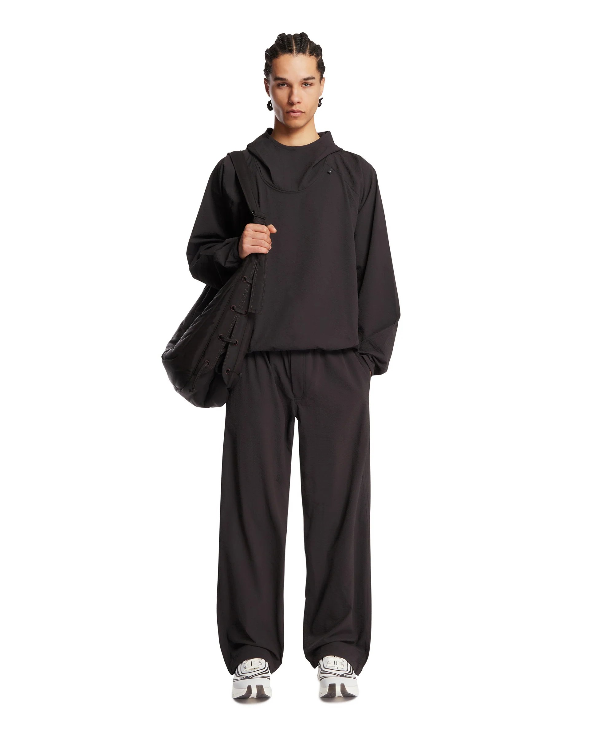 Felpa Screen Anorak Nera - Image 3