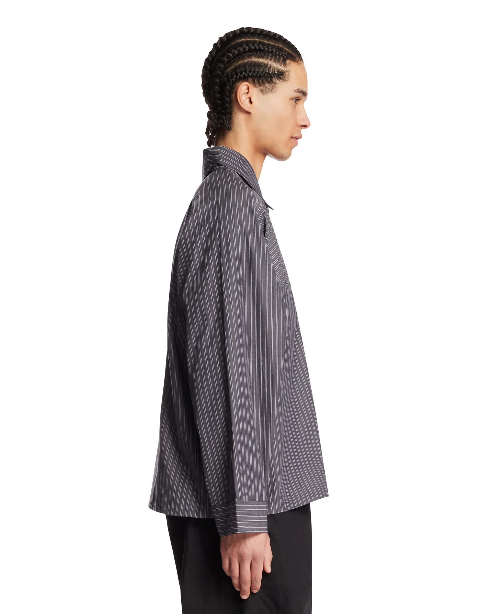 Camicia Retroreflective A Righe Grigia - Image 4