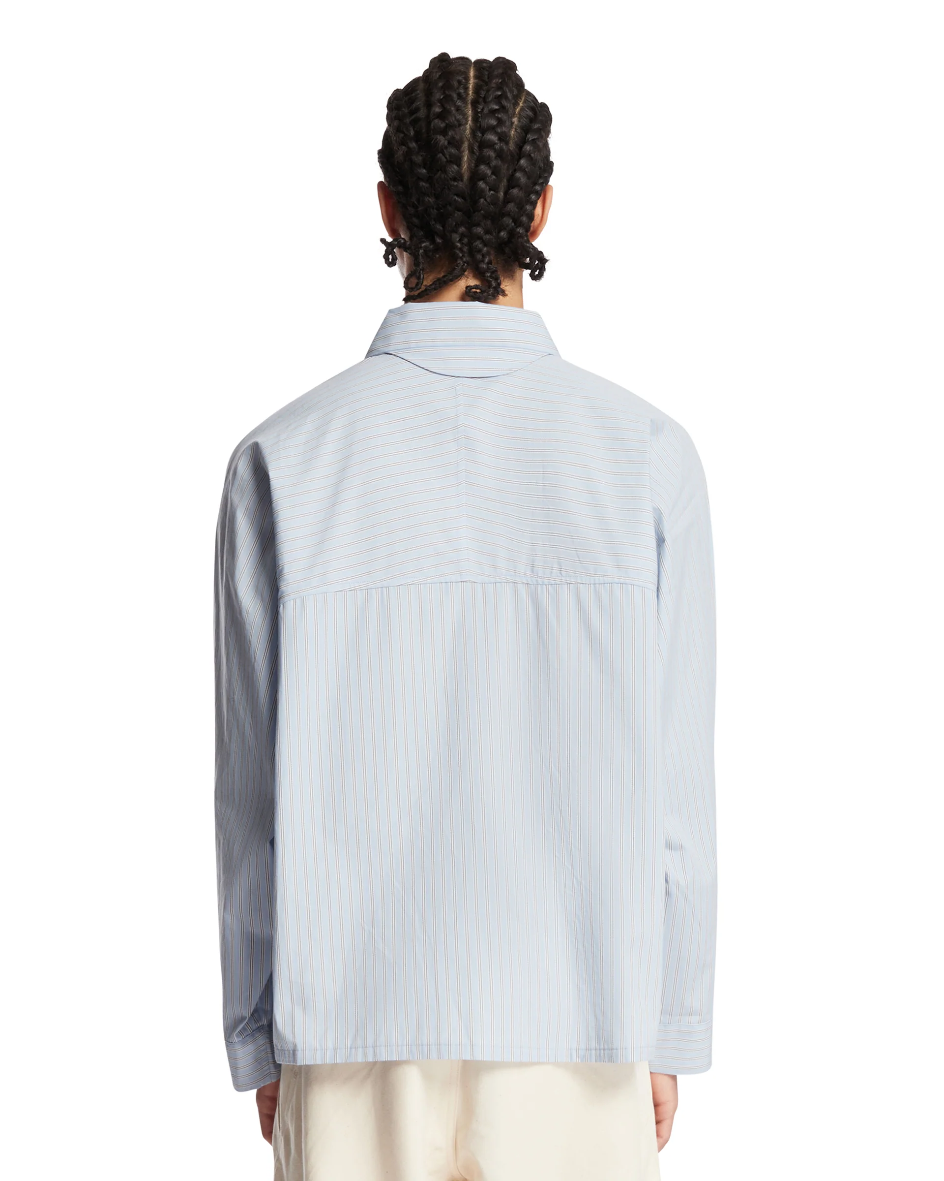 Camicia Retroreflective A Righe Azzurra - Image 5