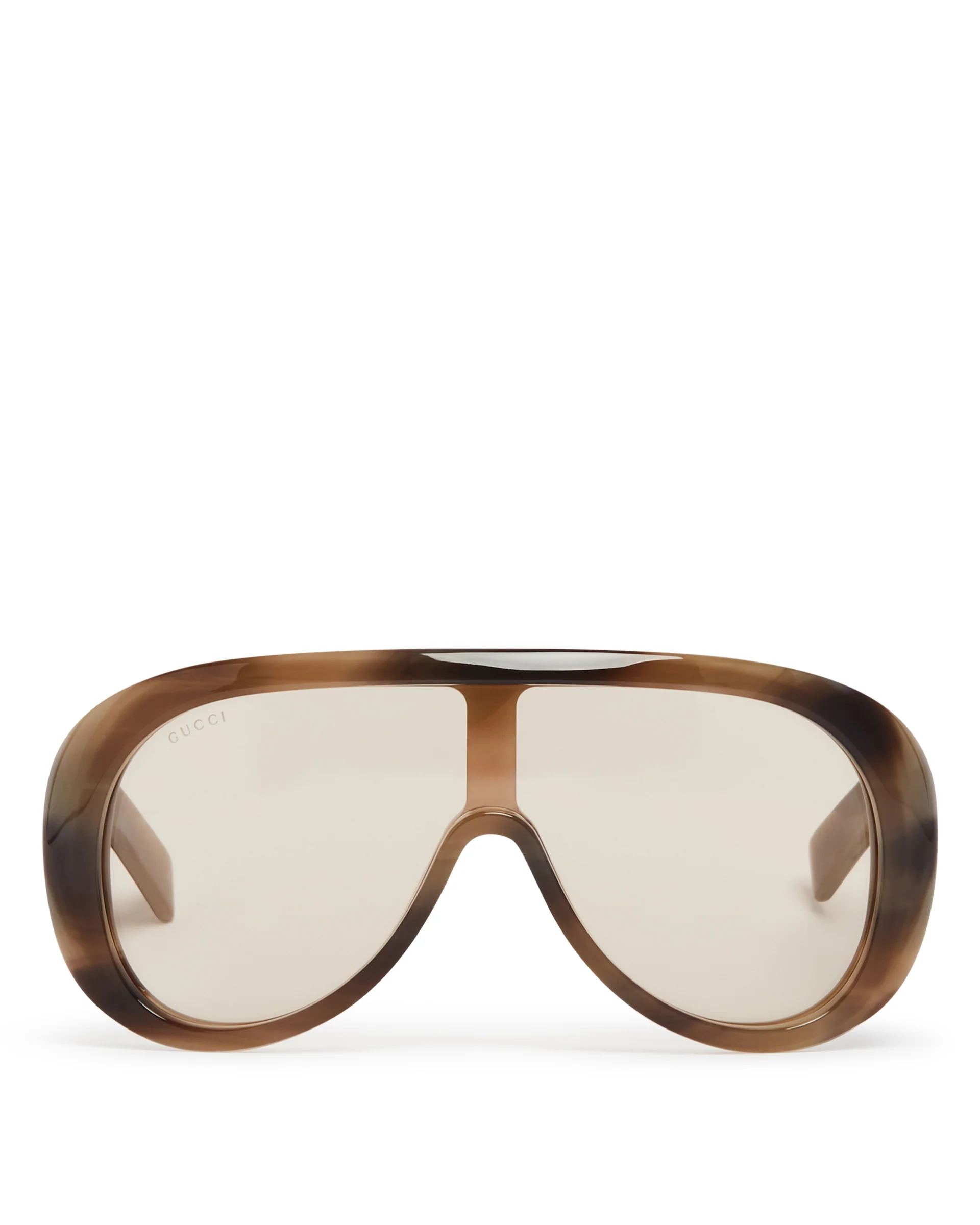 Occhiali Da Sole Rettangolari Beige