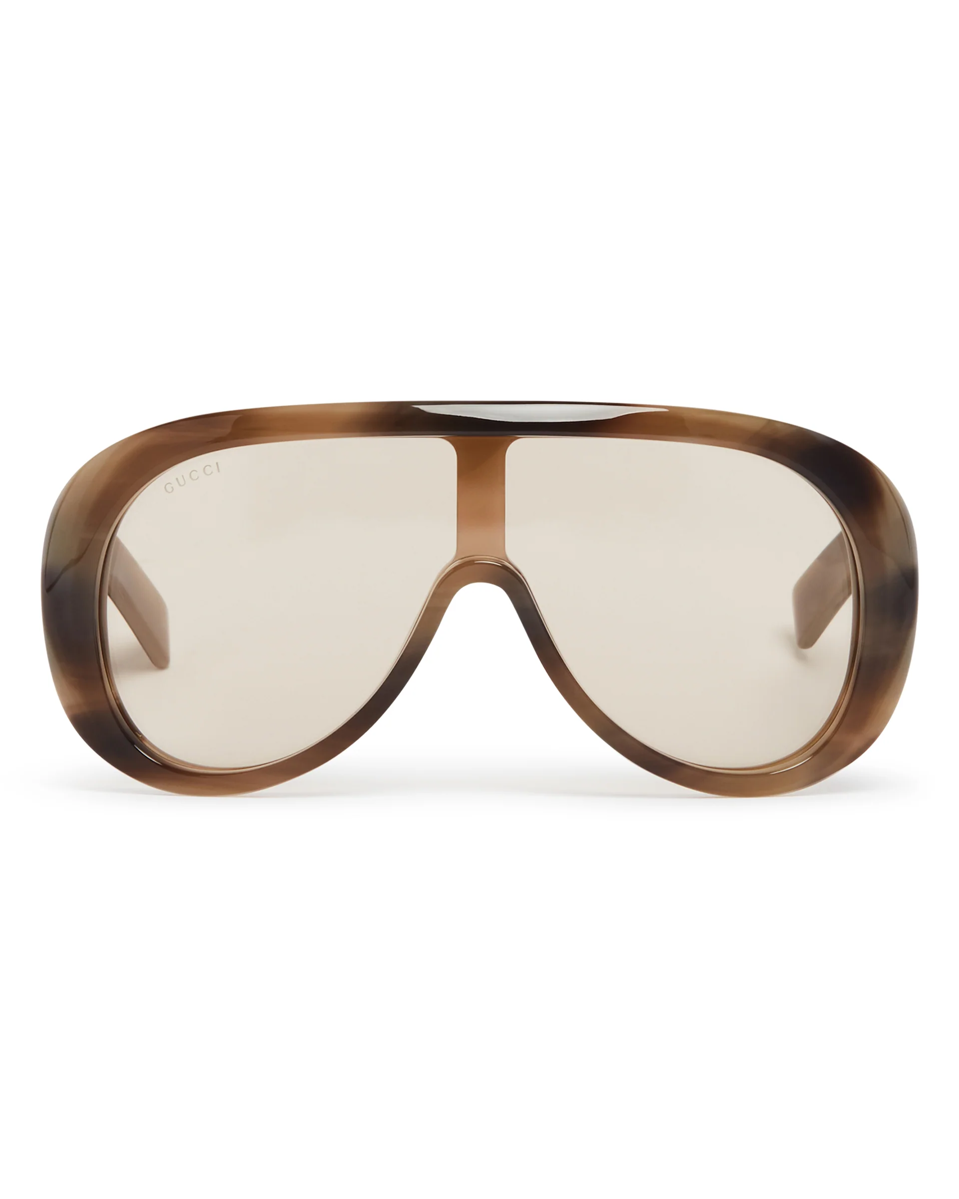 Occhiali Da Sole Rettangolari Beige - Image 2