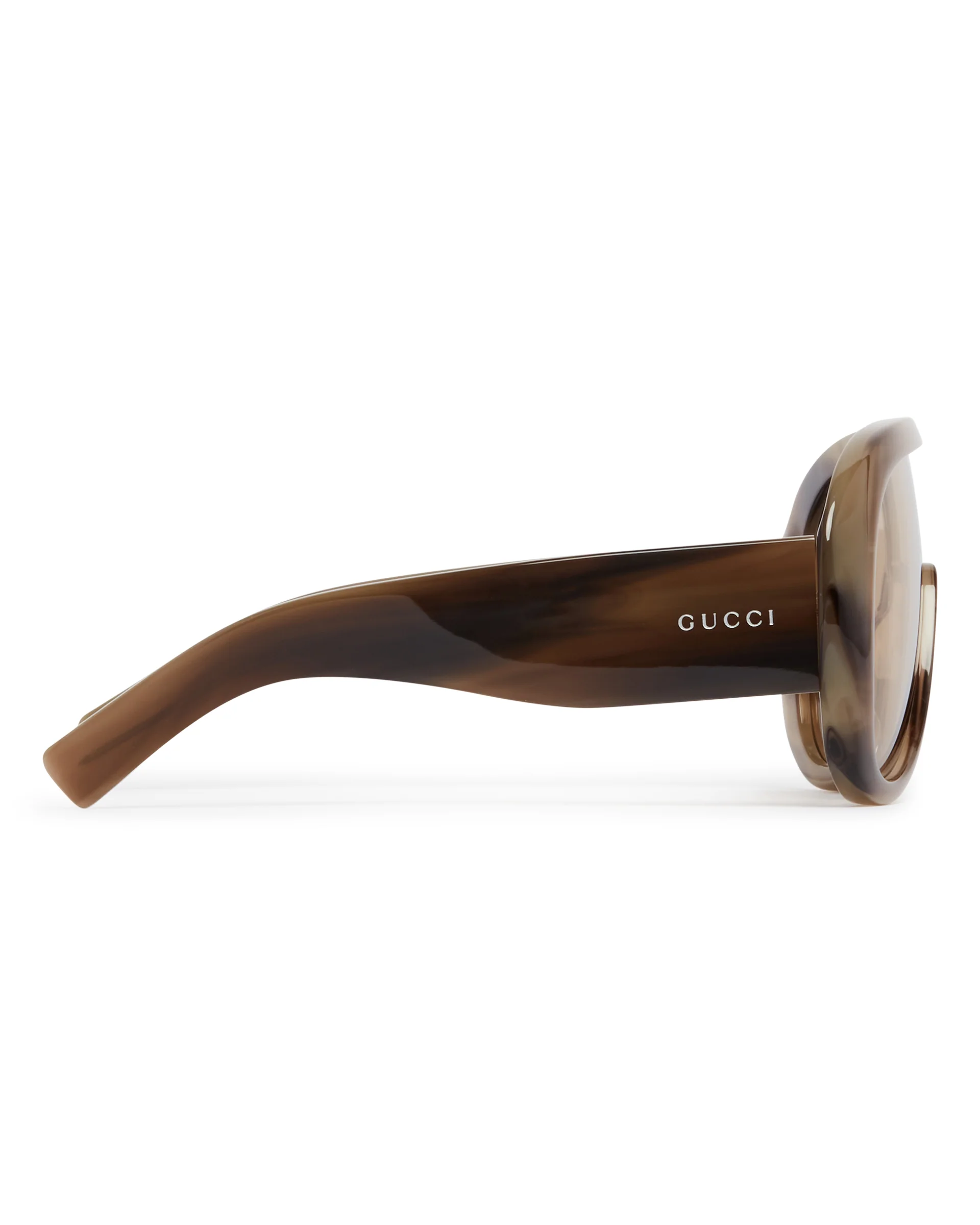 Occhiali Da Sole Rettangolari Beige - Image 6