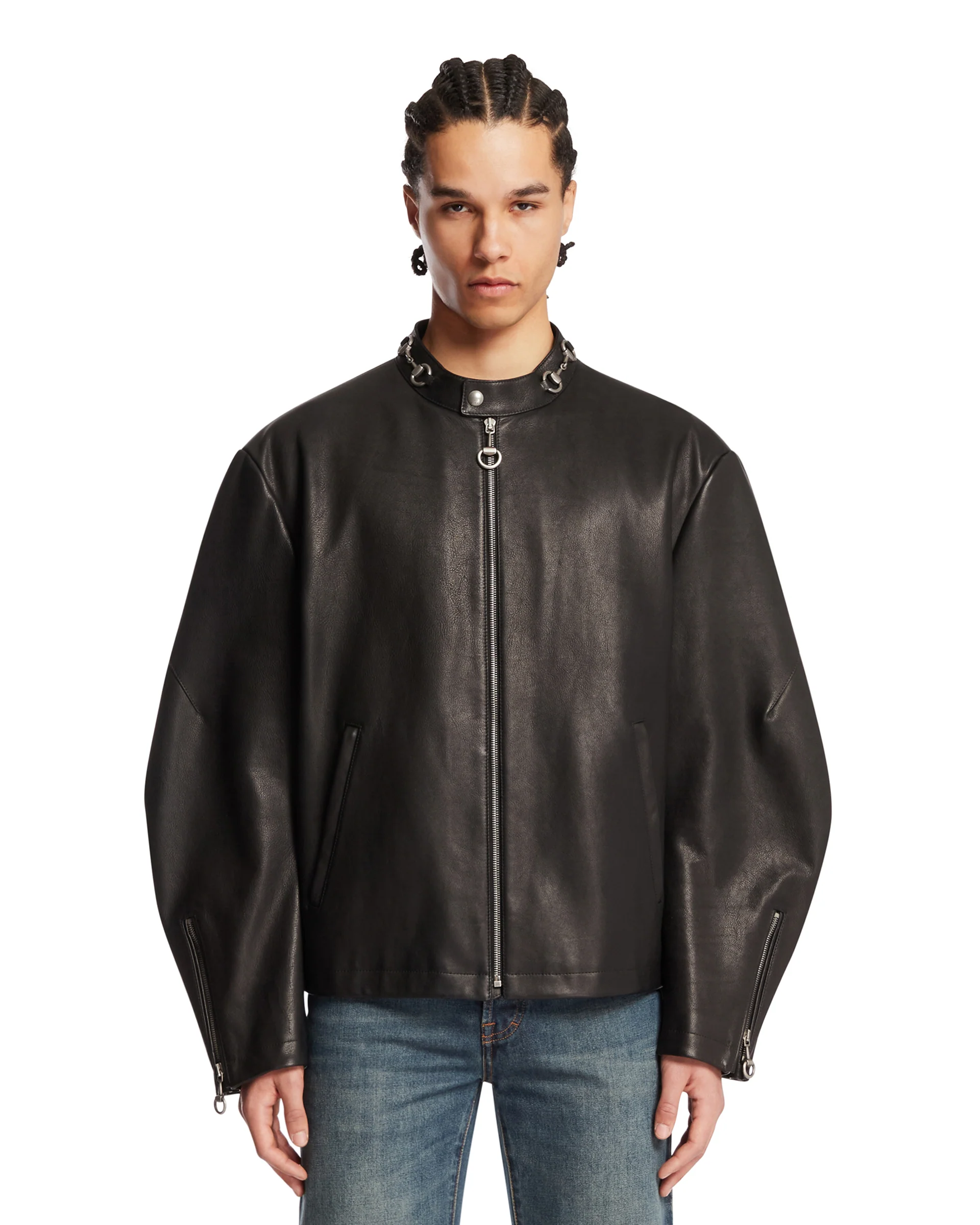 Giacca Bomber Morsetto Nera