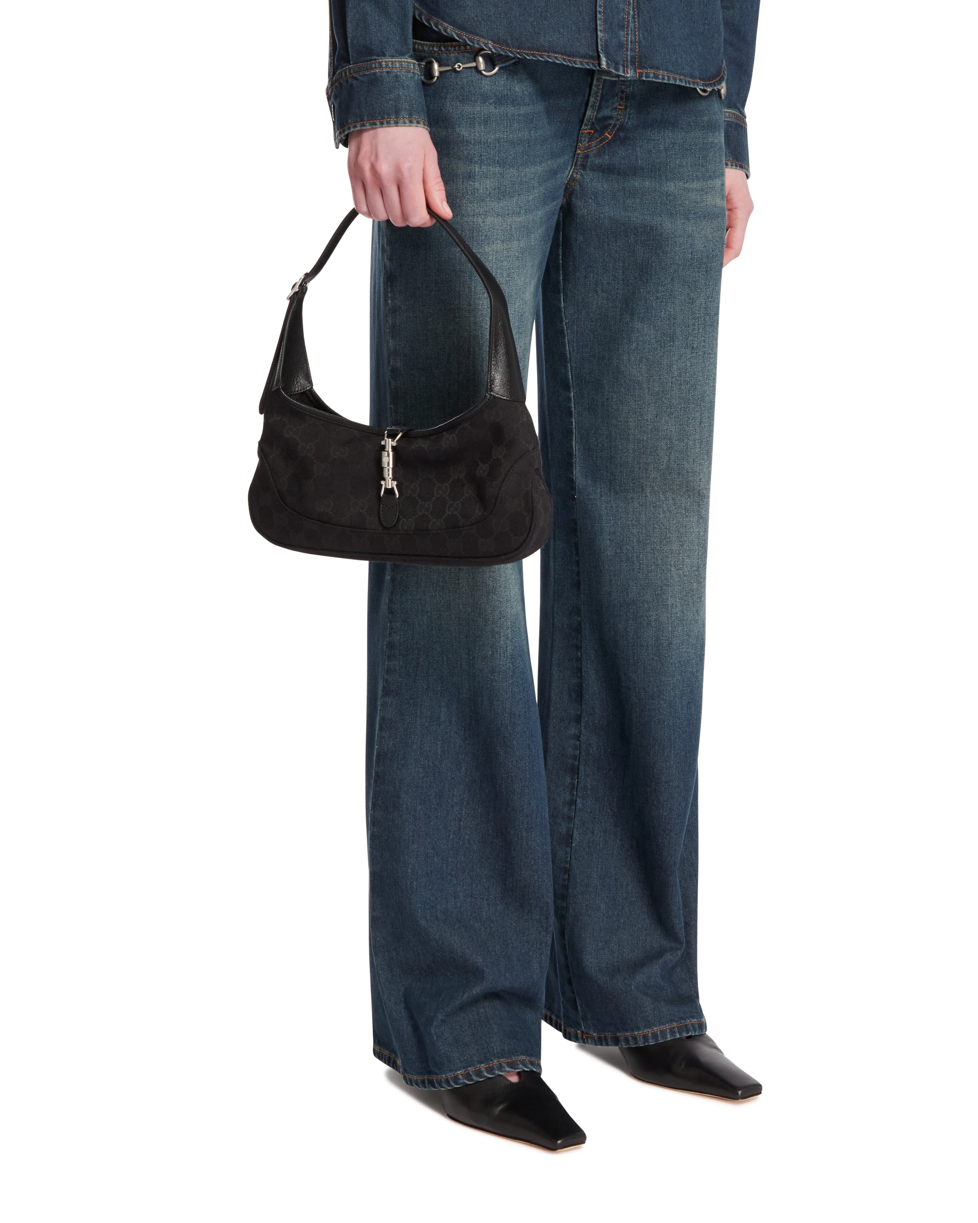 Borsa A Spalla Jackie Slim Piccola Nera - Image 3