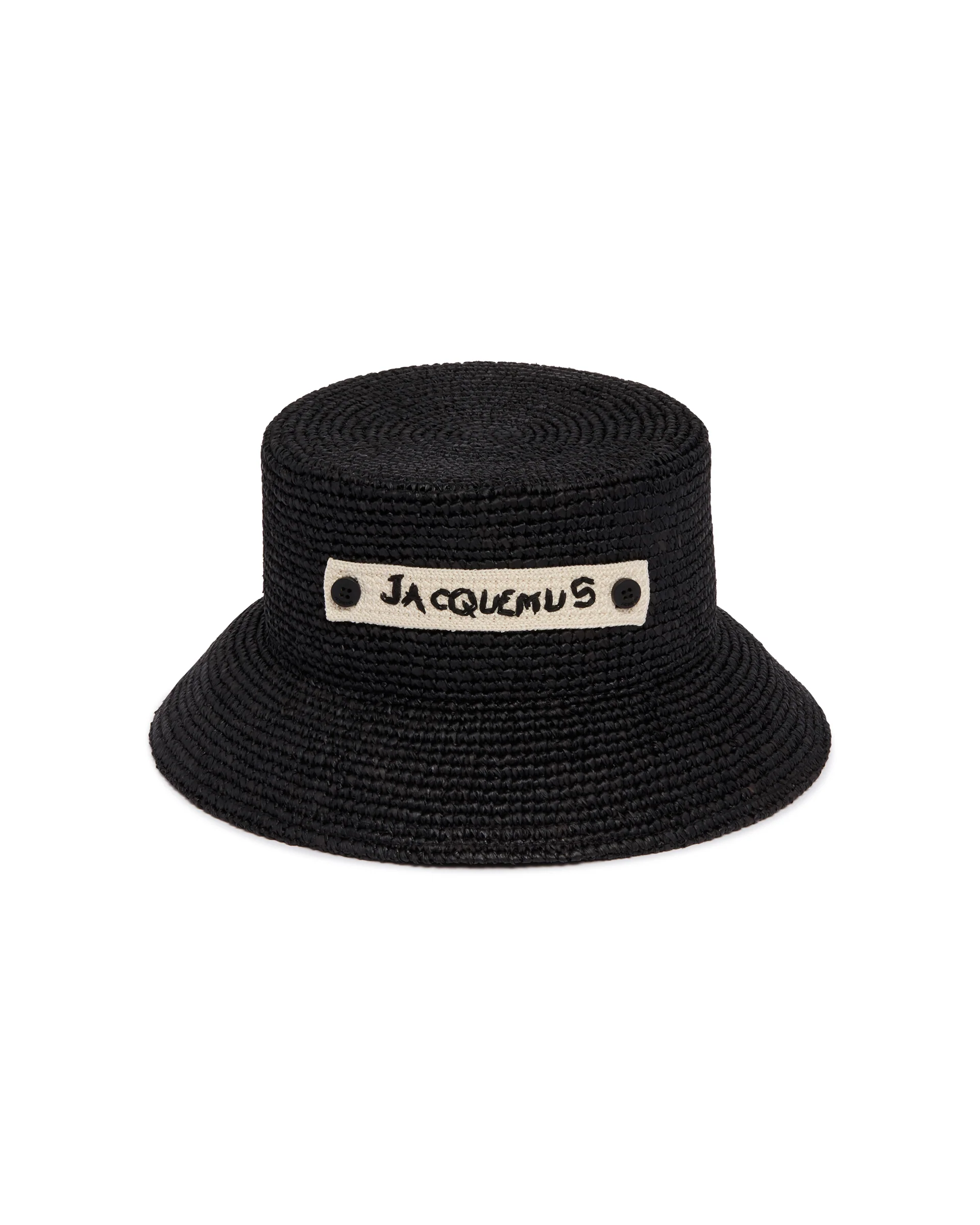 Cappello In Rafia Nero - Image 2