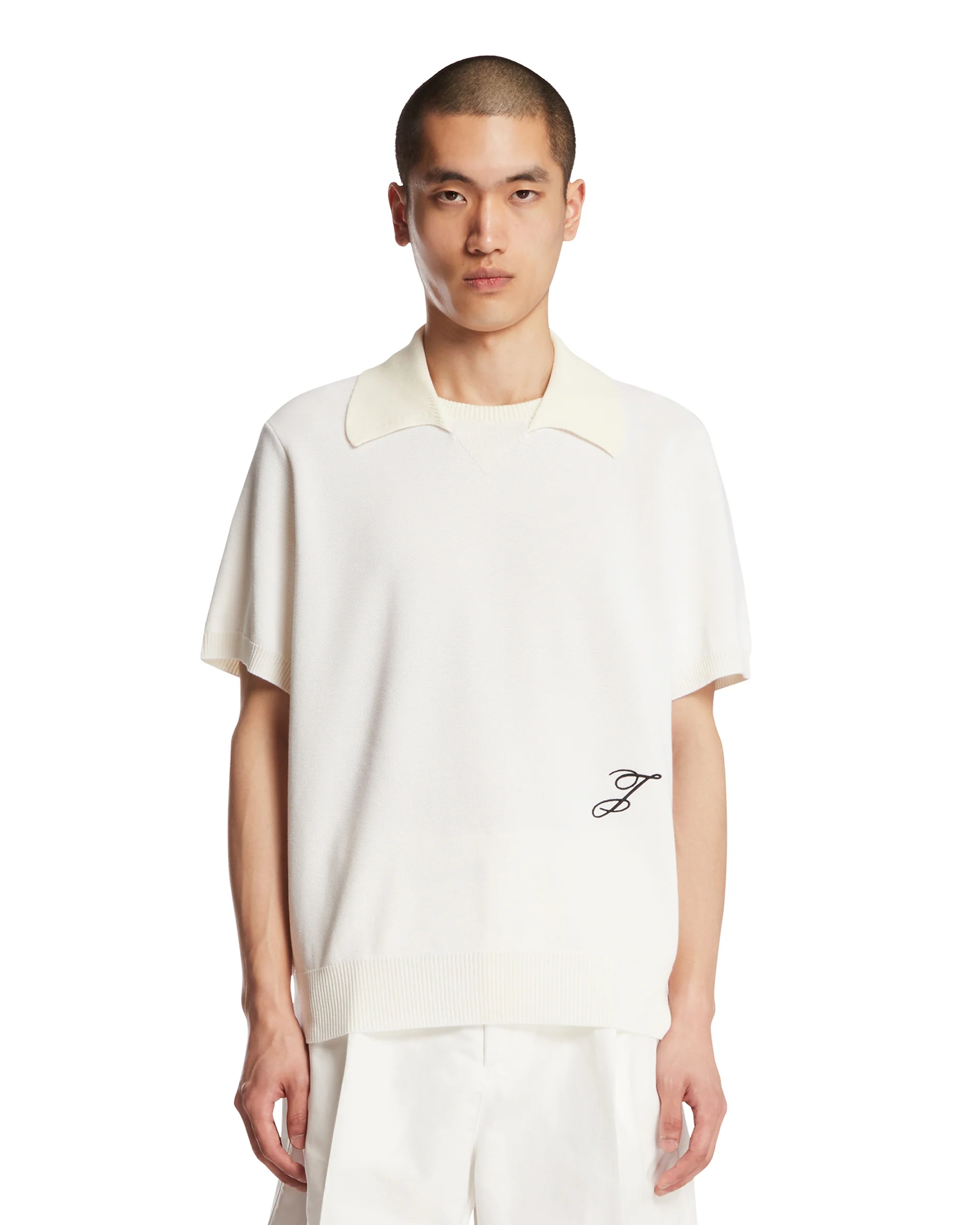 Polo In Maglia J Bianca