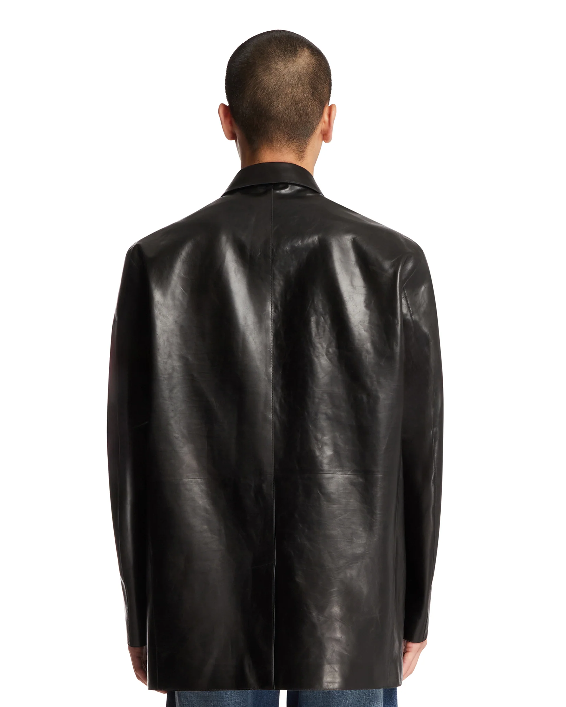 Giacca In Pelle Nera - Image 5