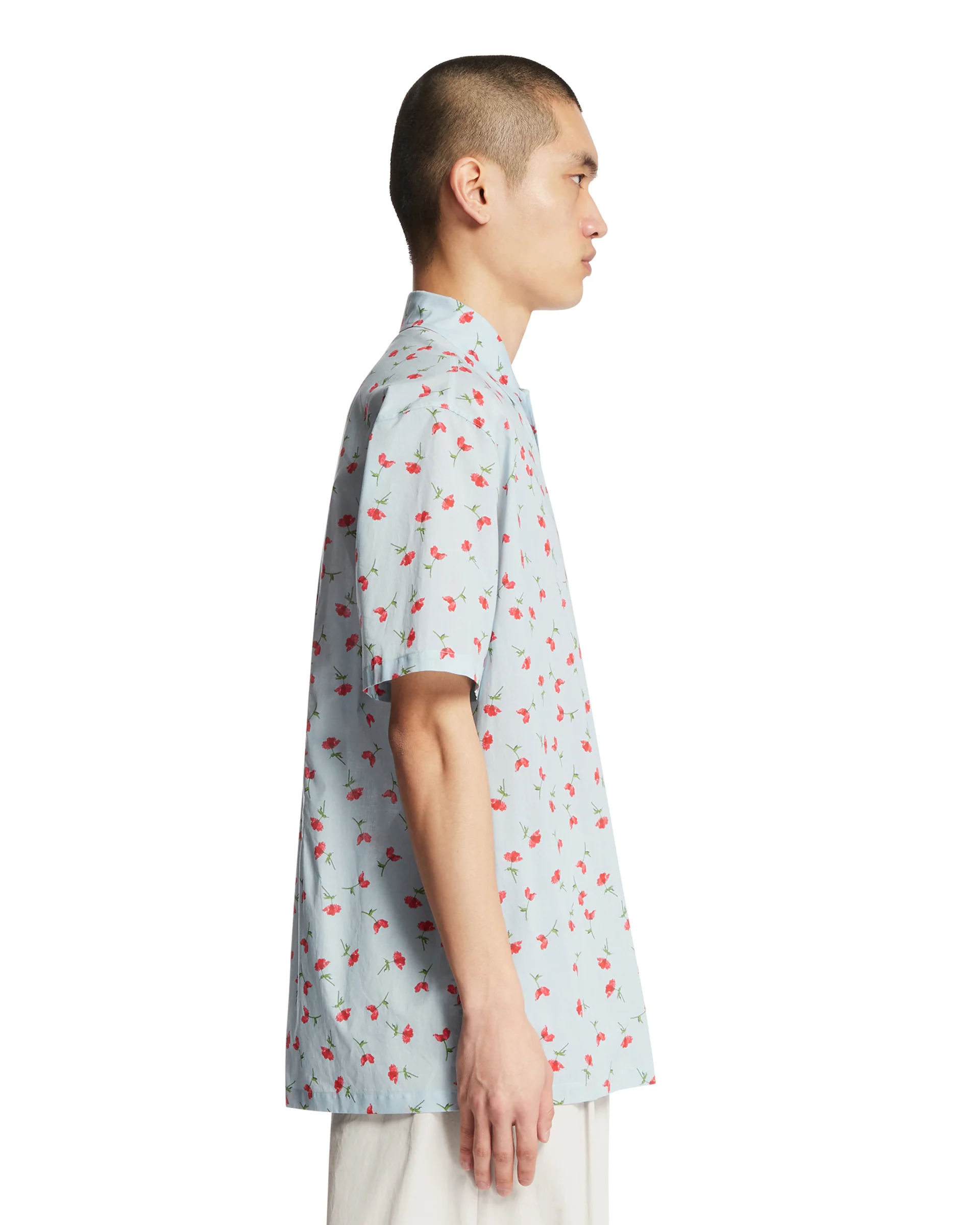 Camicia A Fiori Azzurra - Image 4