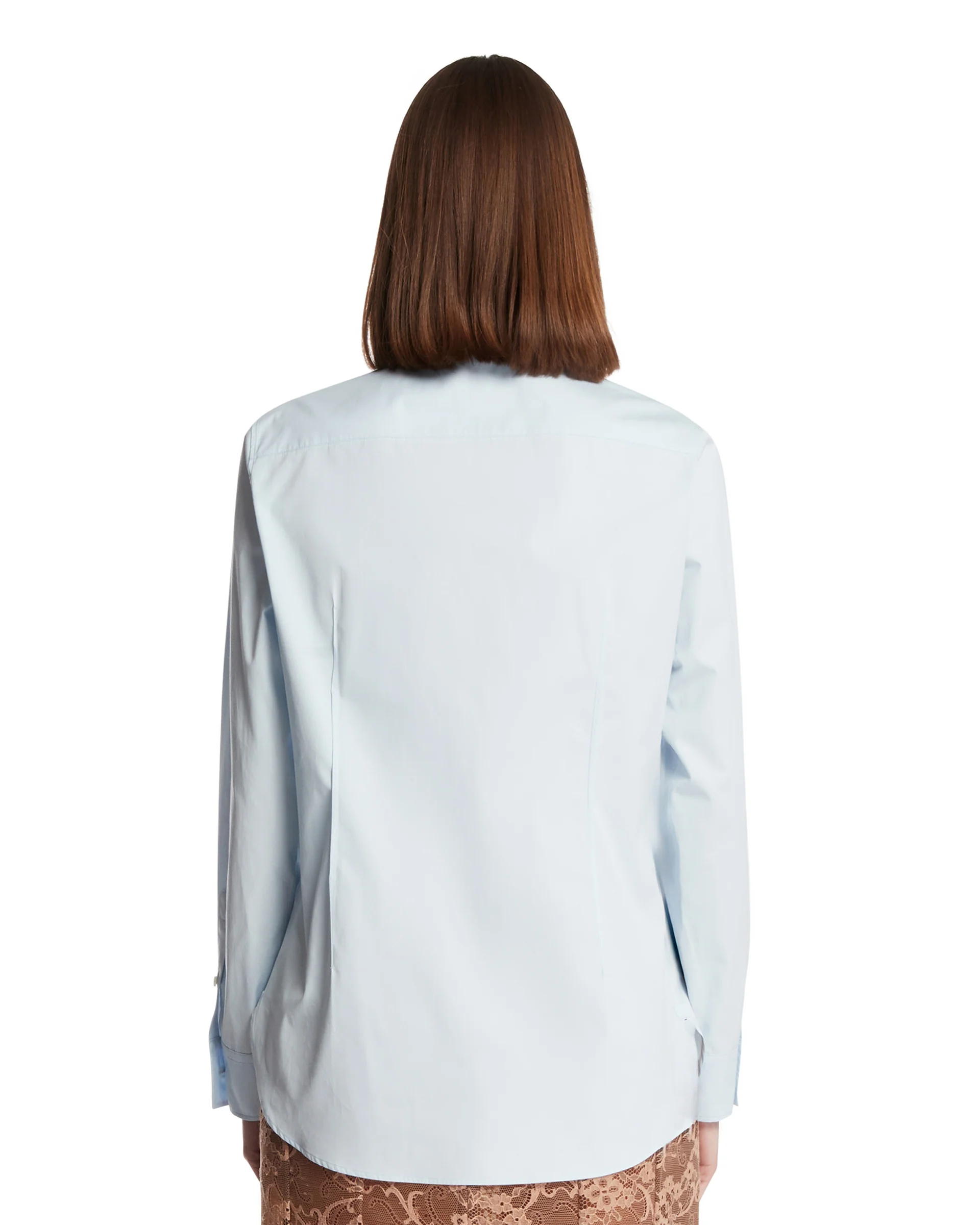Camicia In Cotone Celeste - Image 5