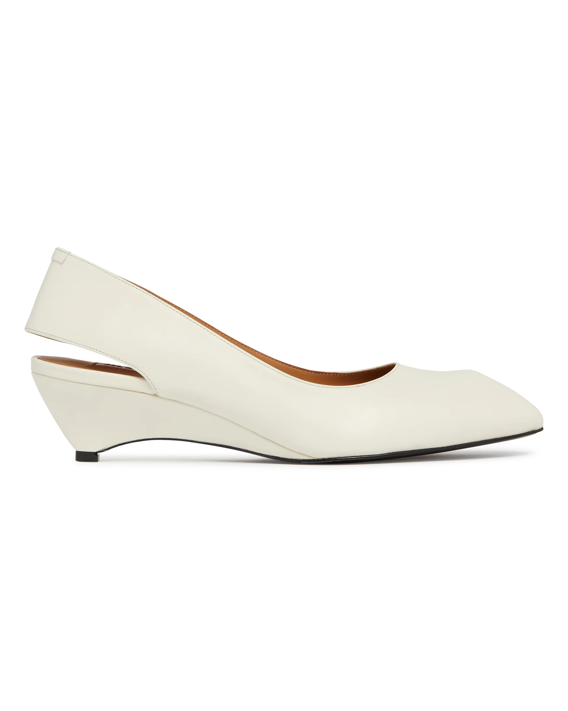 Slingback In Pelle Bianche - Image 2