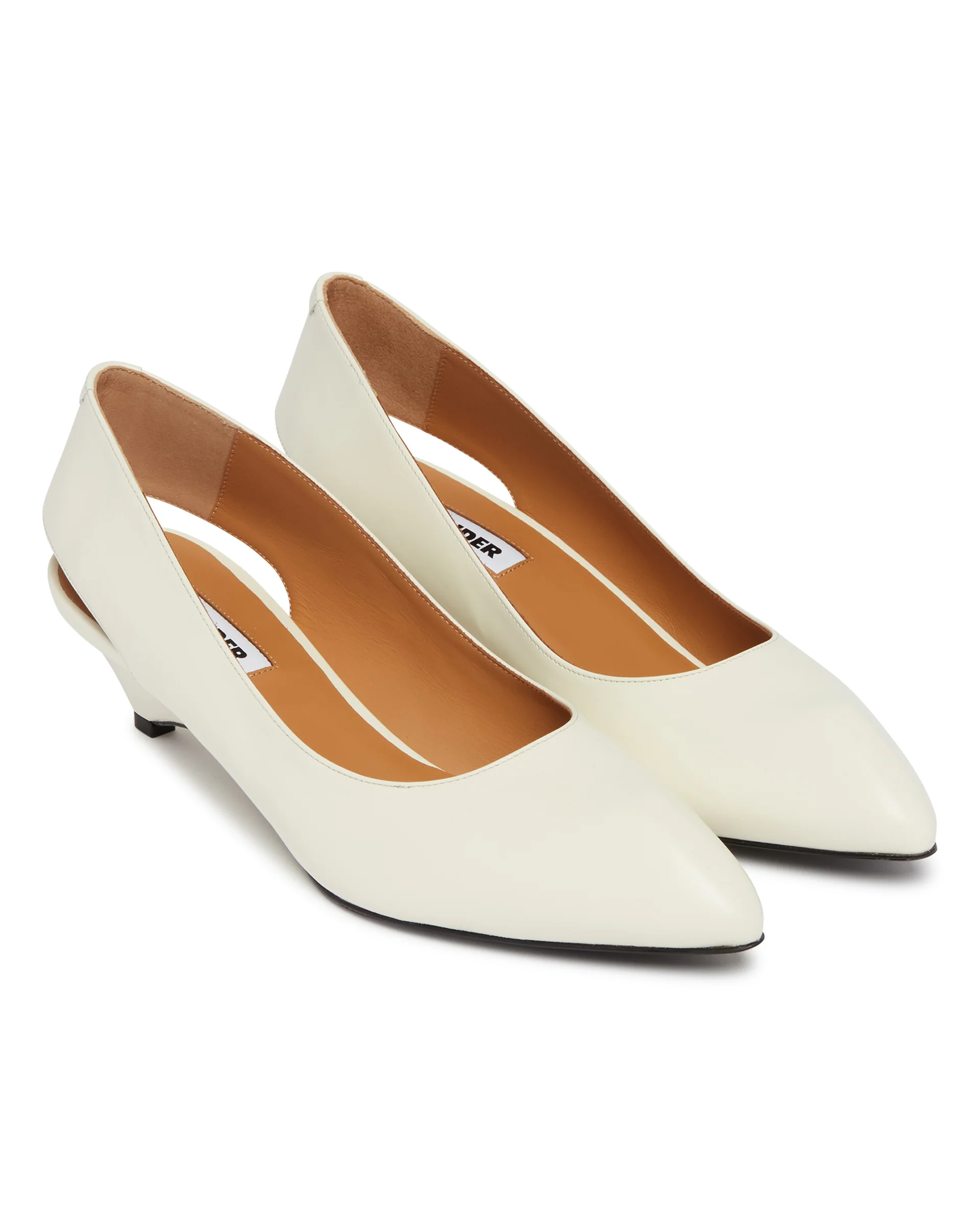 Slingback In Pelle Bianche - Image 3