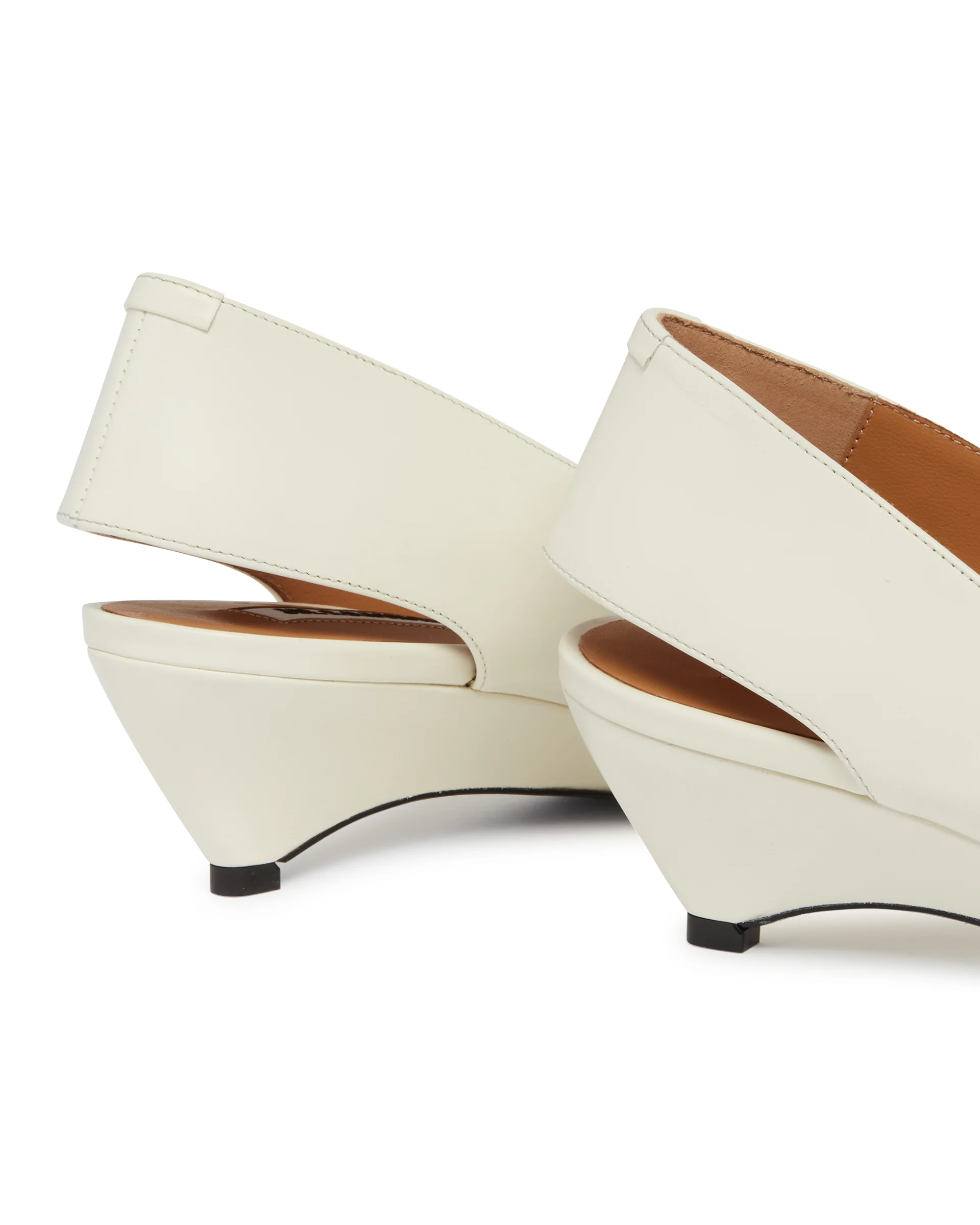 Slingback In Pelle Bianche - Image 6