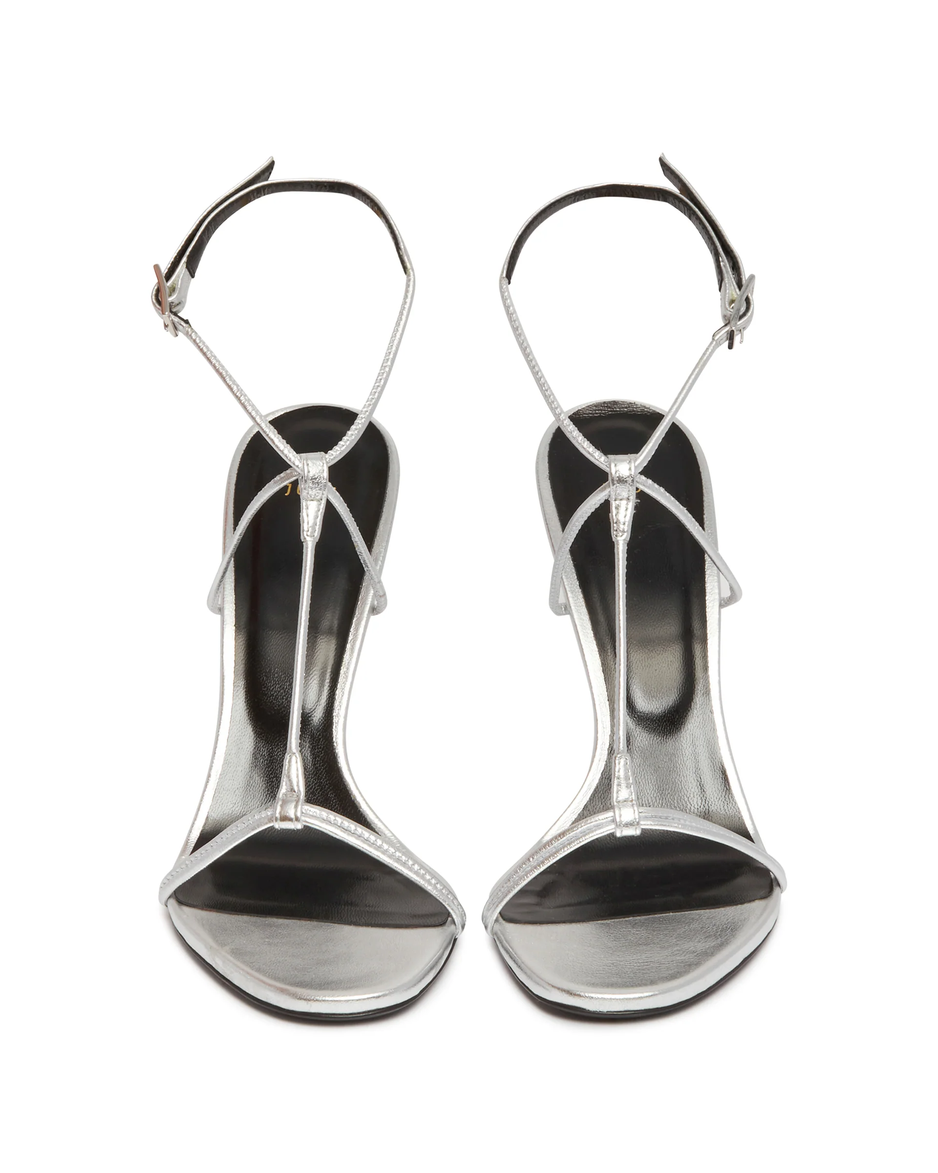 Sandali Mixer In Pelle Argentati - Image 4