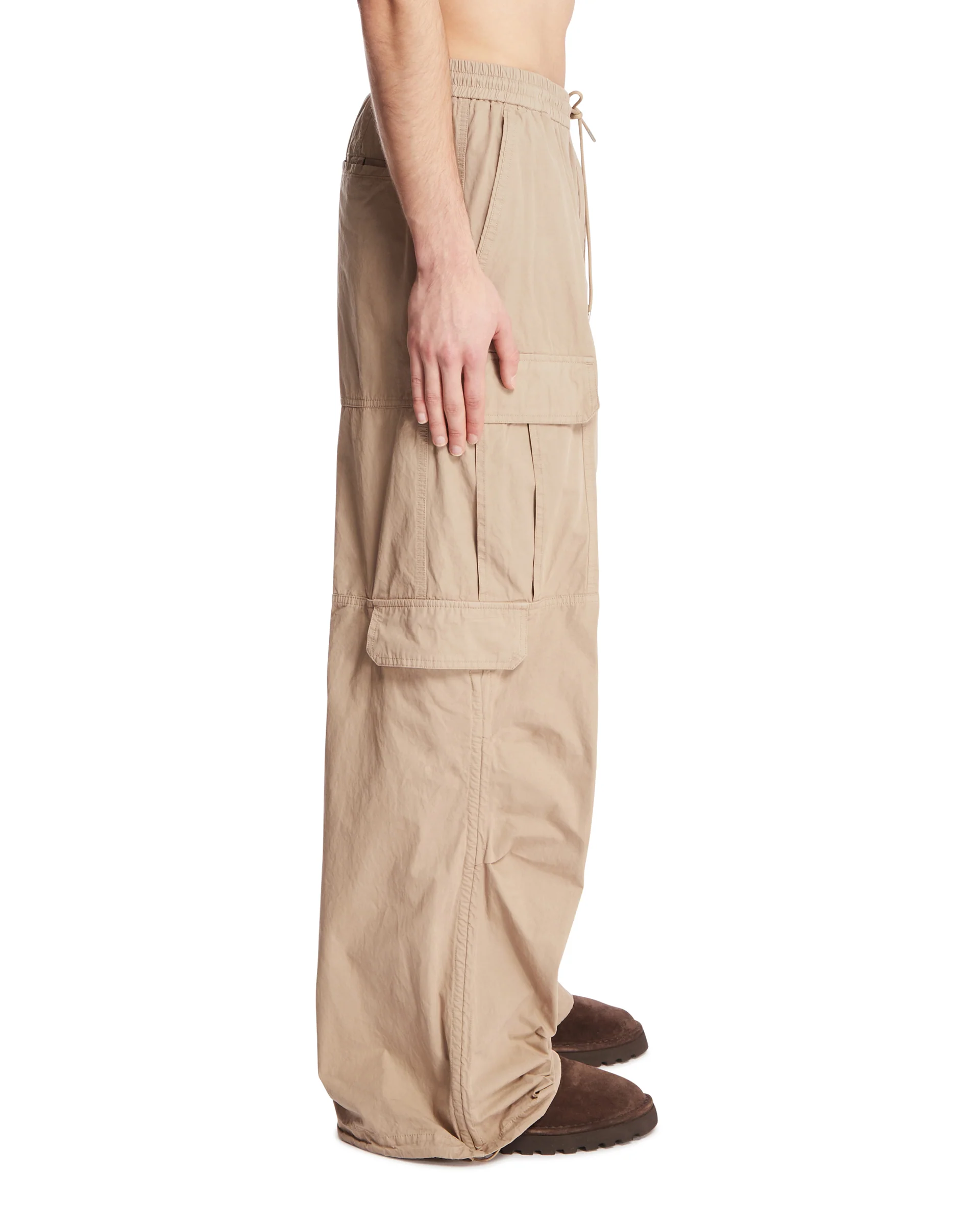 Pantaloni Multitasche Beige - Image 4
