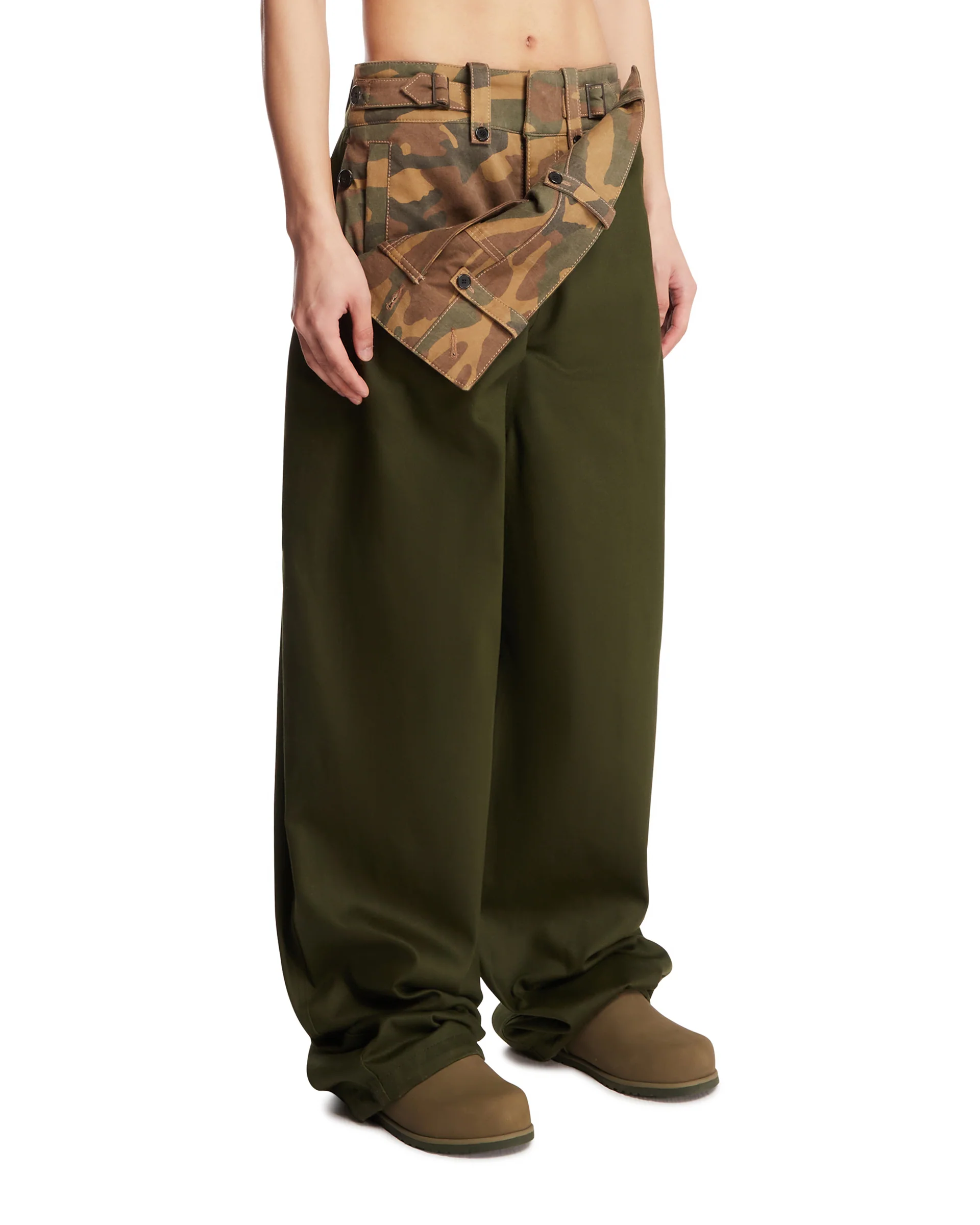 Pantaloni Con Pannello Verdi - Image 2