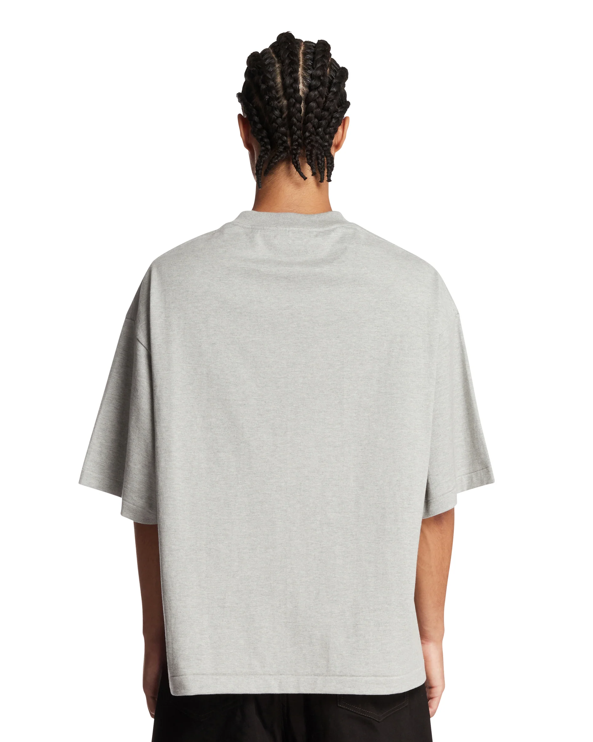 T-Shirt In Cotone Grigia - Image 5
