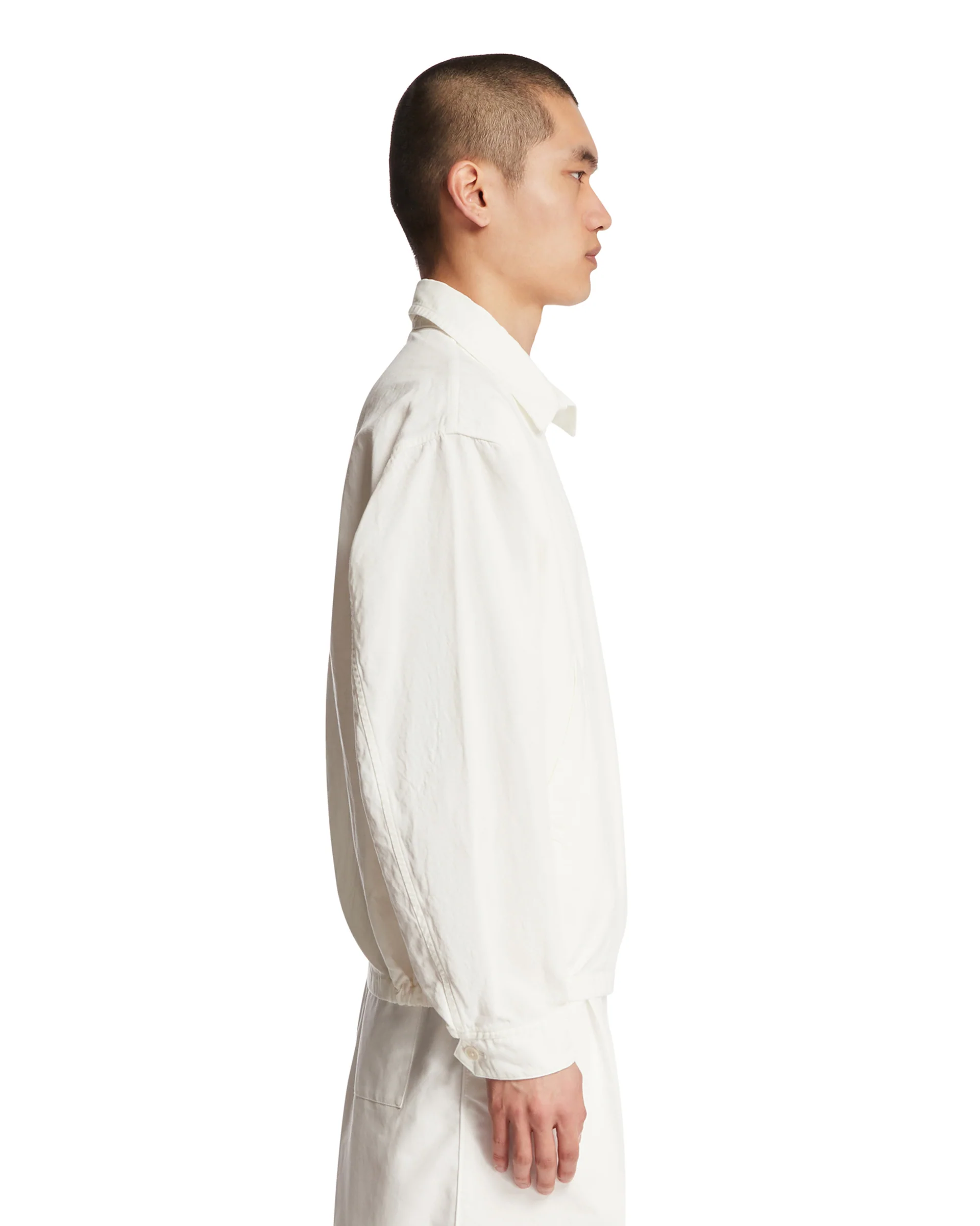 Giacca Gaba Zip Blouson Bianca - Image 4