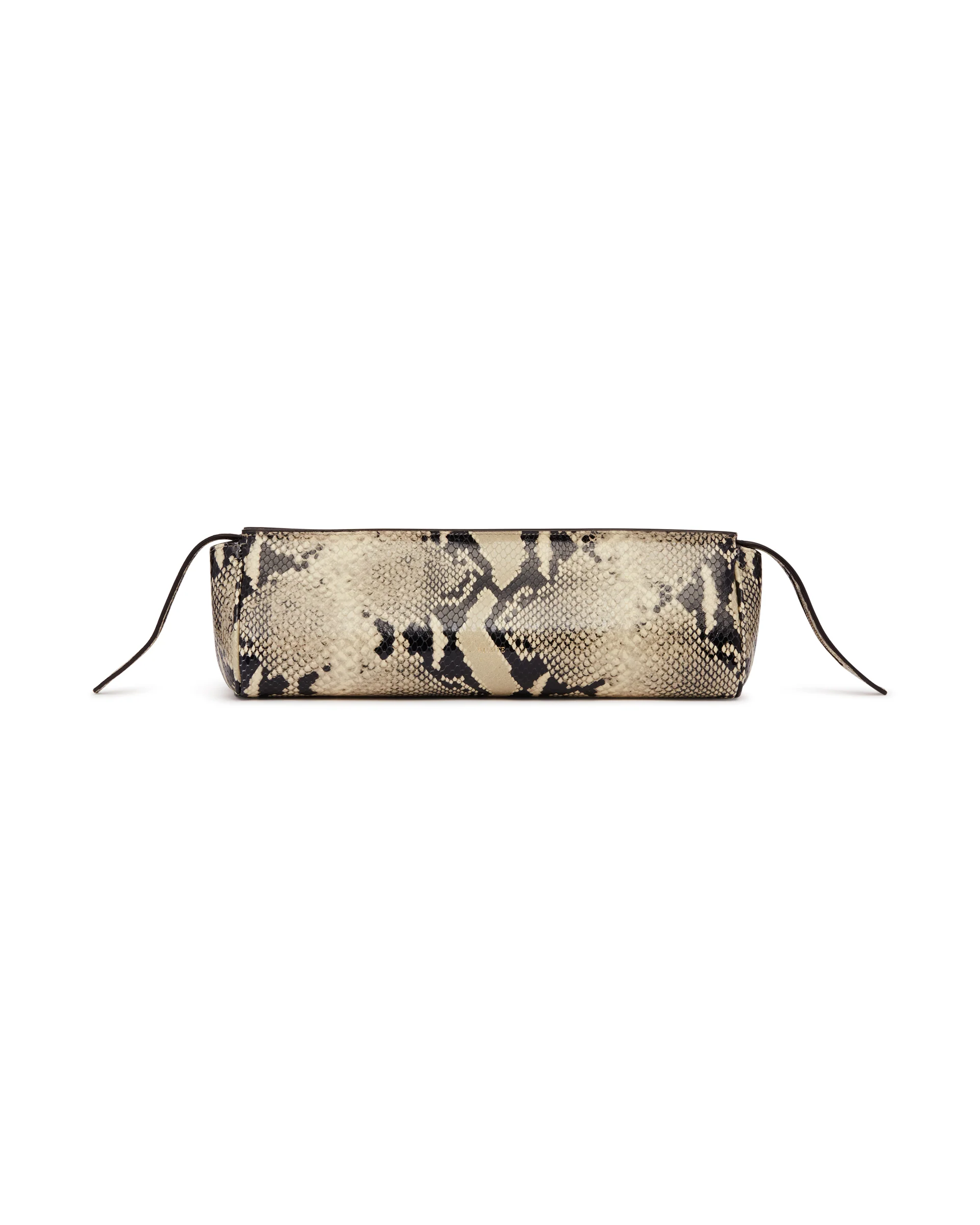Clutch Stampa Serpente Beige - Image 5