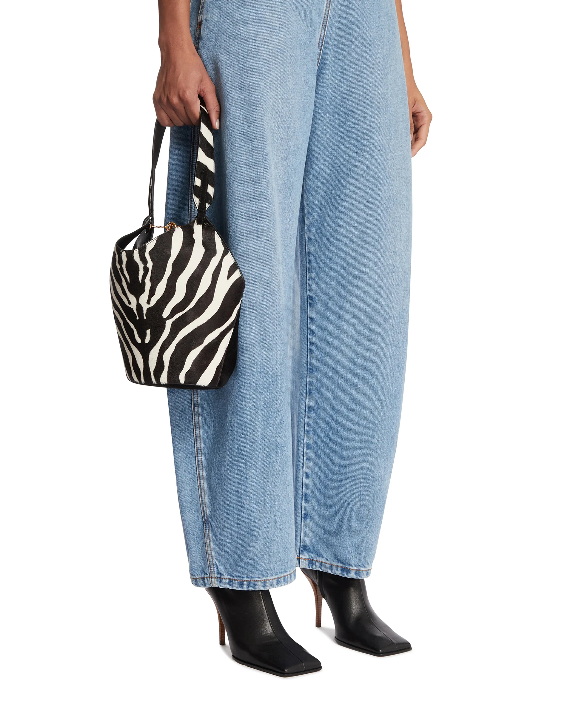 Tote Lotus Mini Zebrata Nera - Image 3