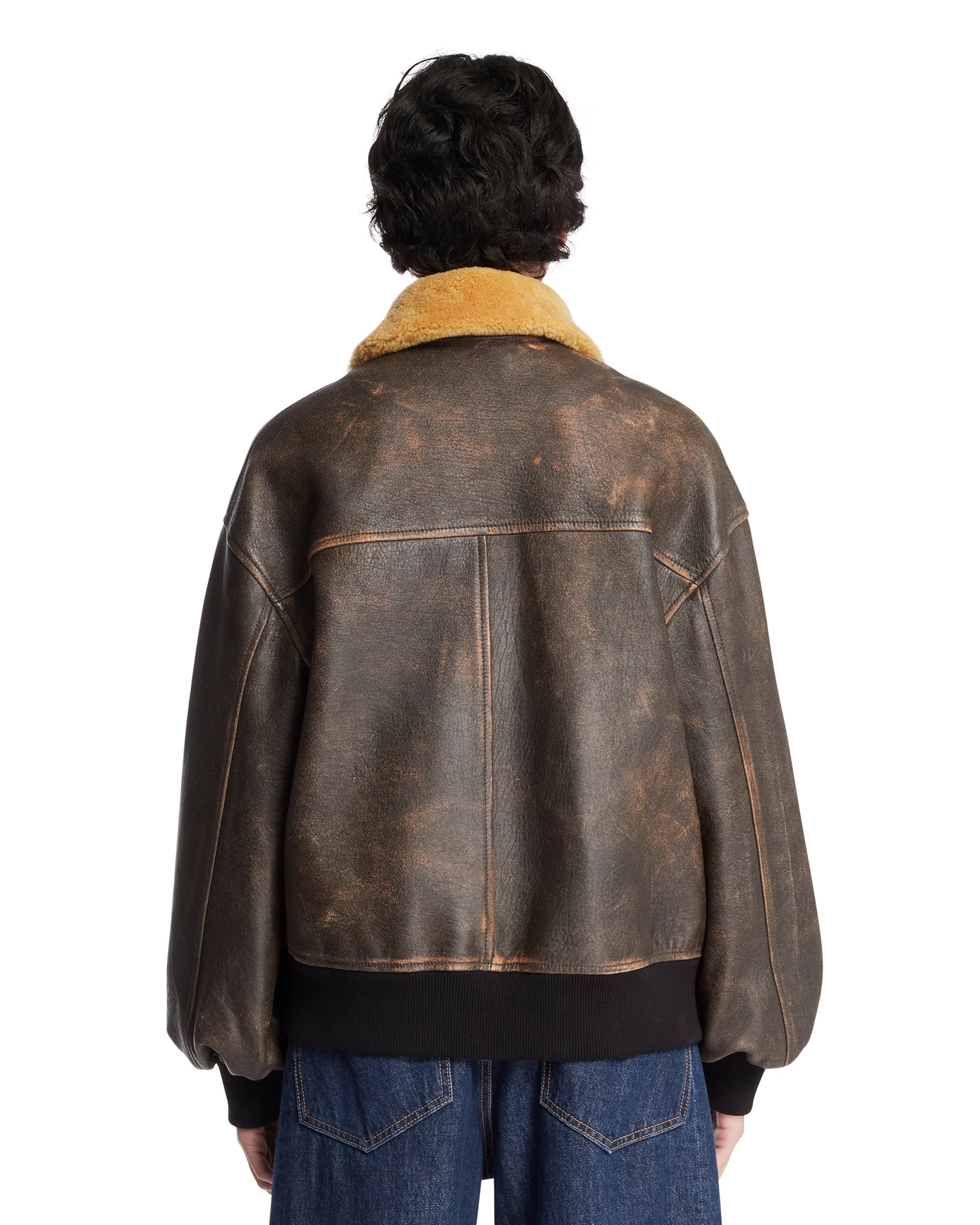 Giacca Aviator Sandor Marrone - Image 5