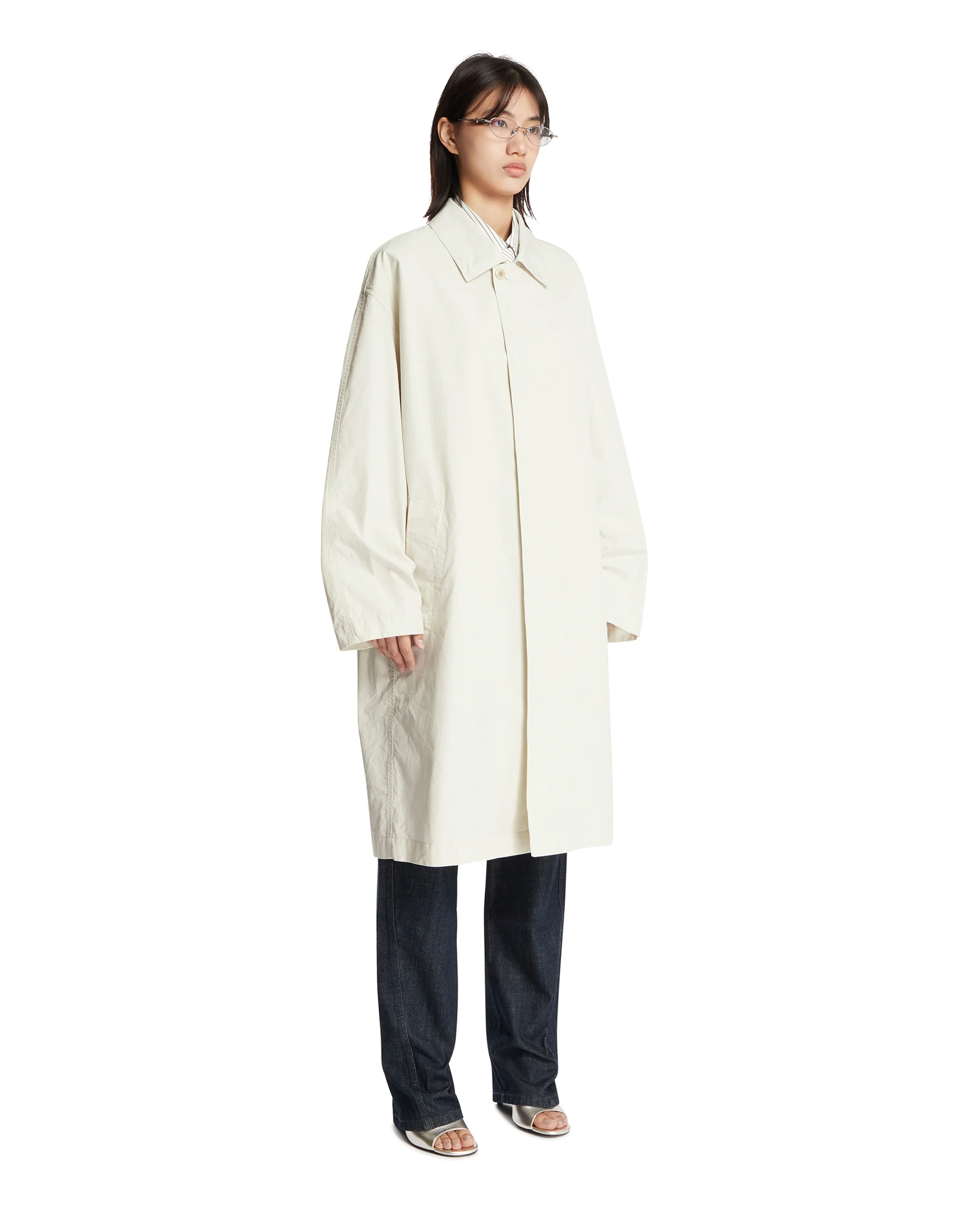 Trench In Cotone Beige - Image 2
