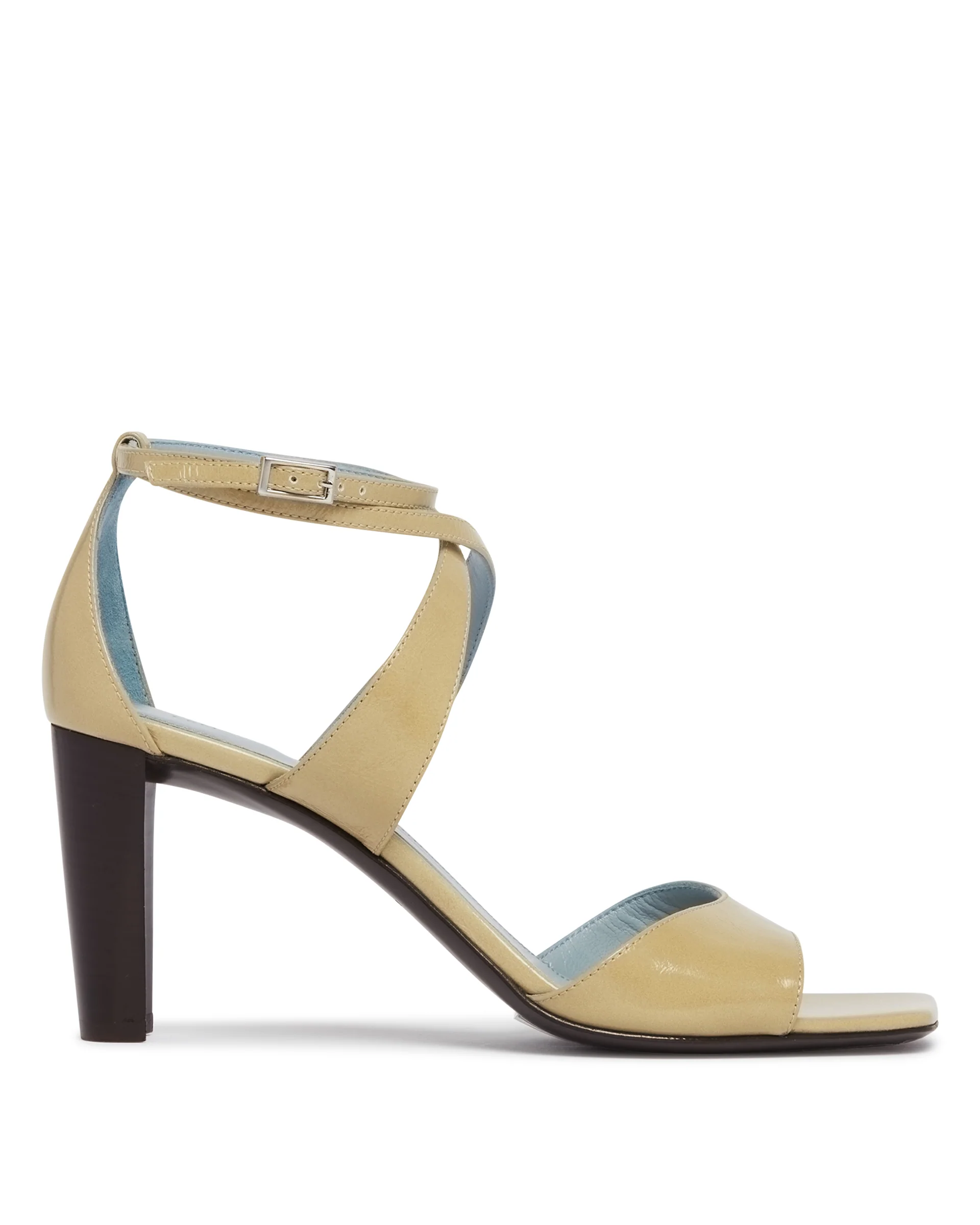 Sandali Con Tacco Beige