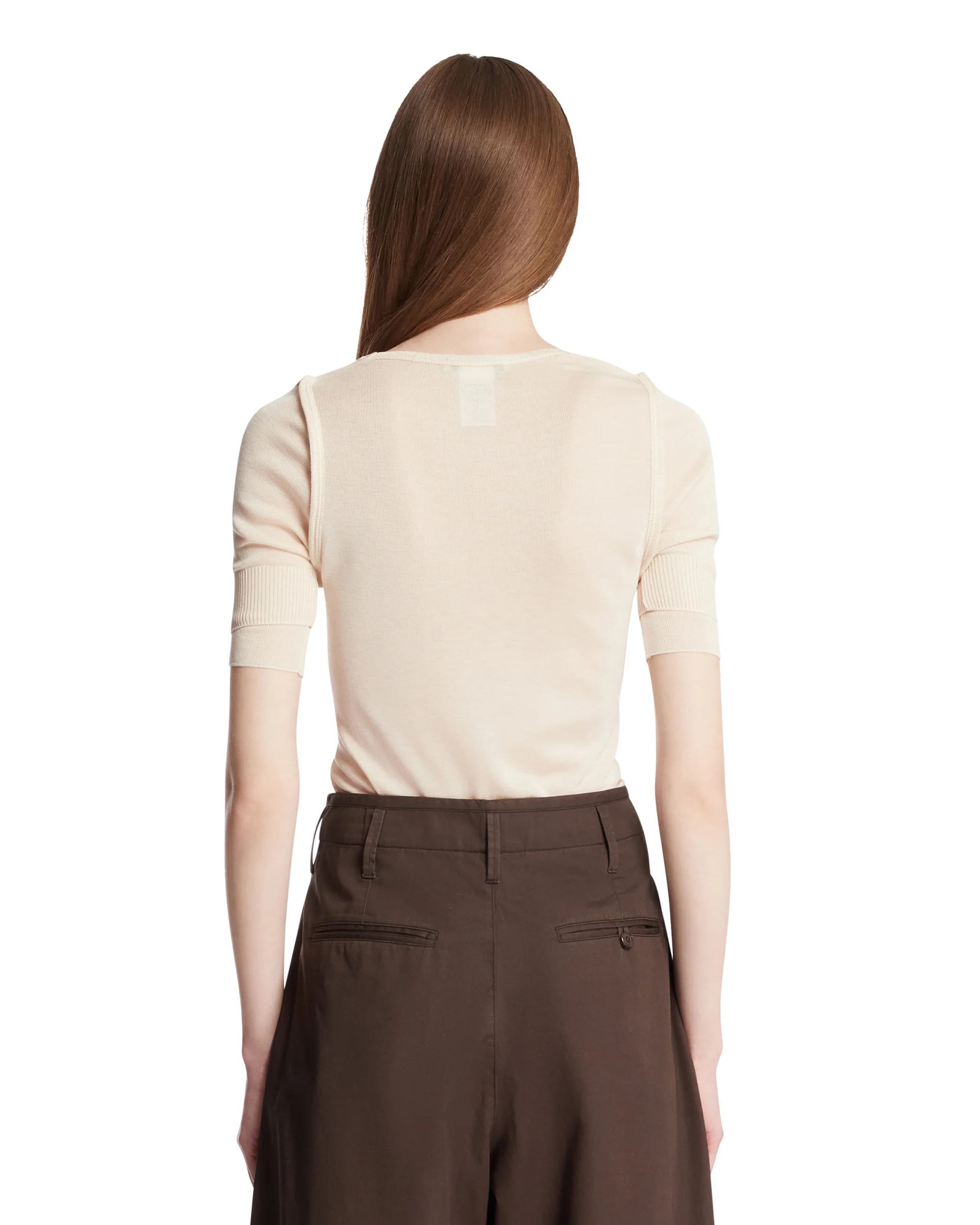 Top Semitrasparente Beige - Image 5