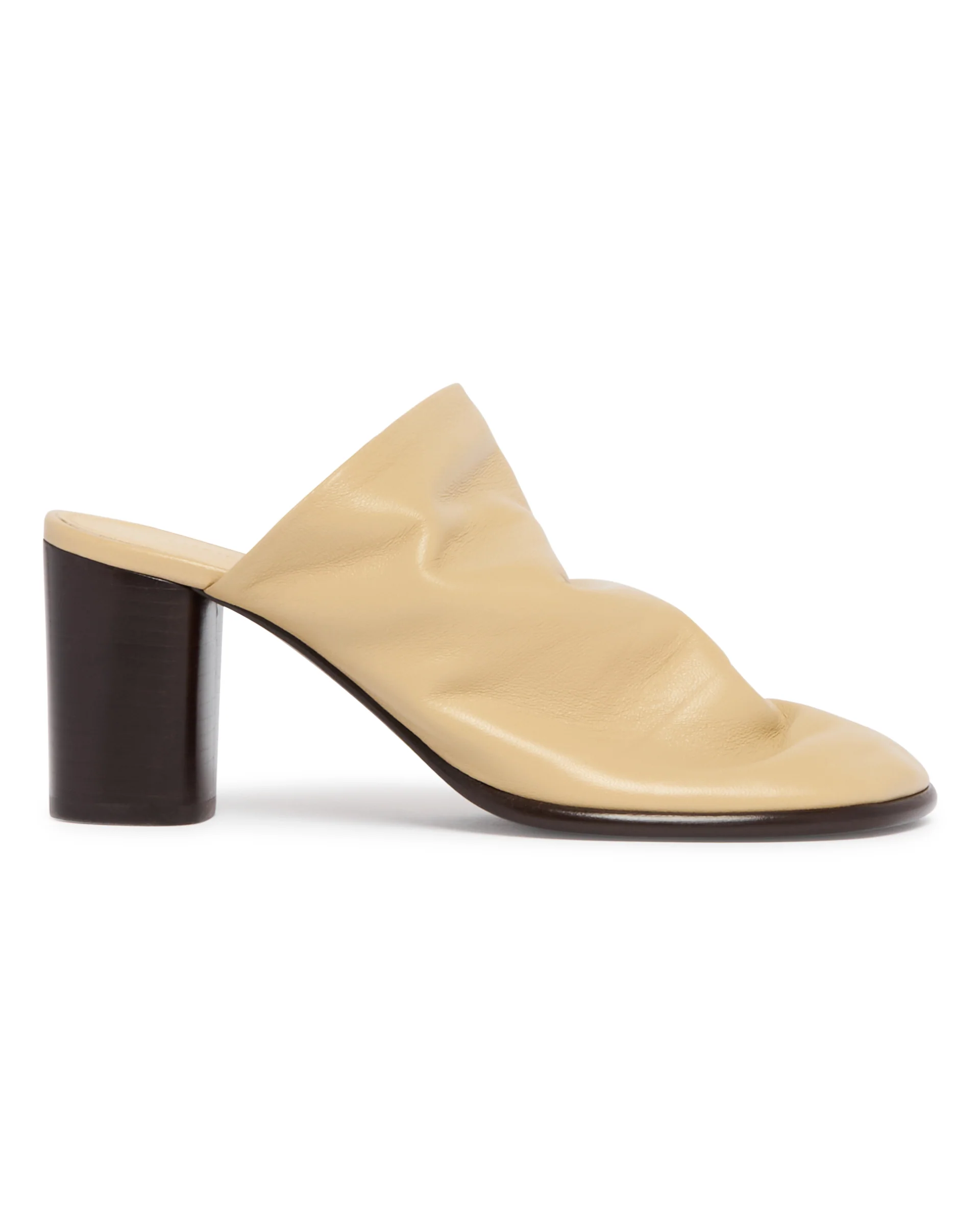Mules In Pelle Beige - Image 2
