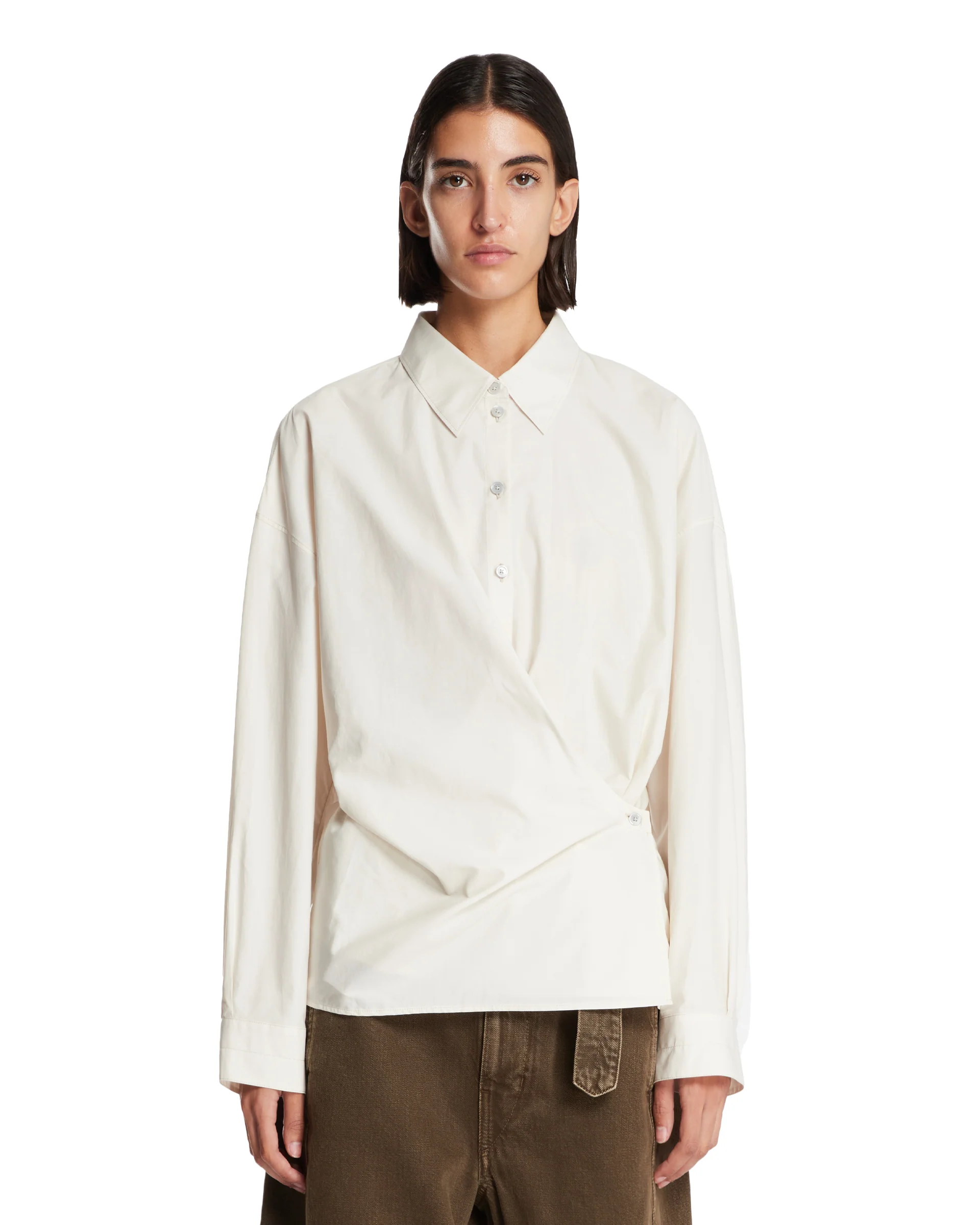 Camicia Twisted In Cotone