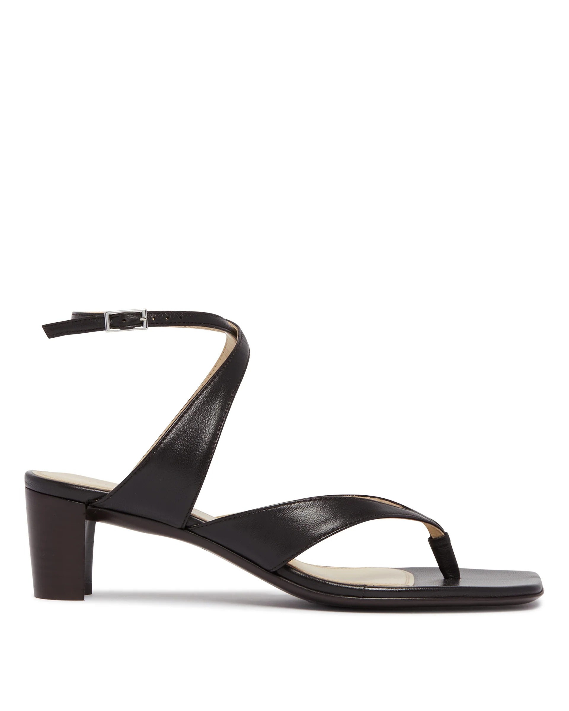 Sandali Con Tacco In Pelle Neri