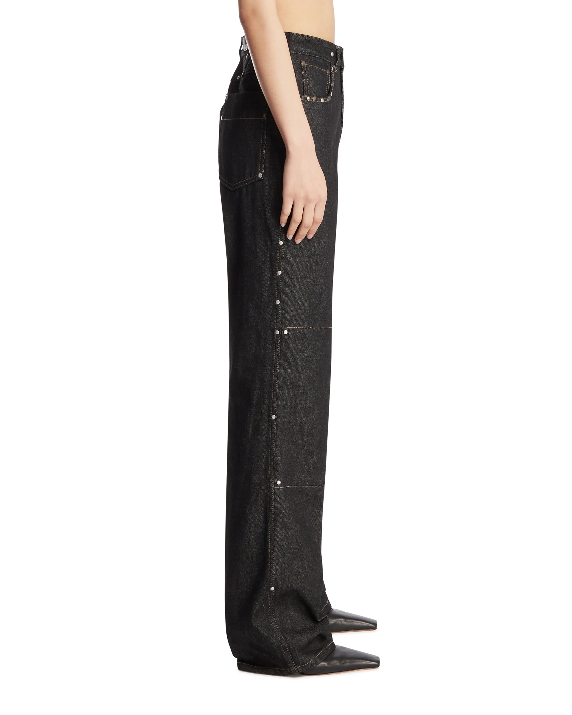 Jeans Con Borchie Blu - Image 4