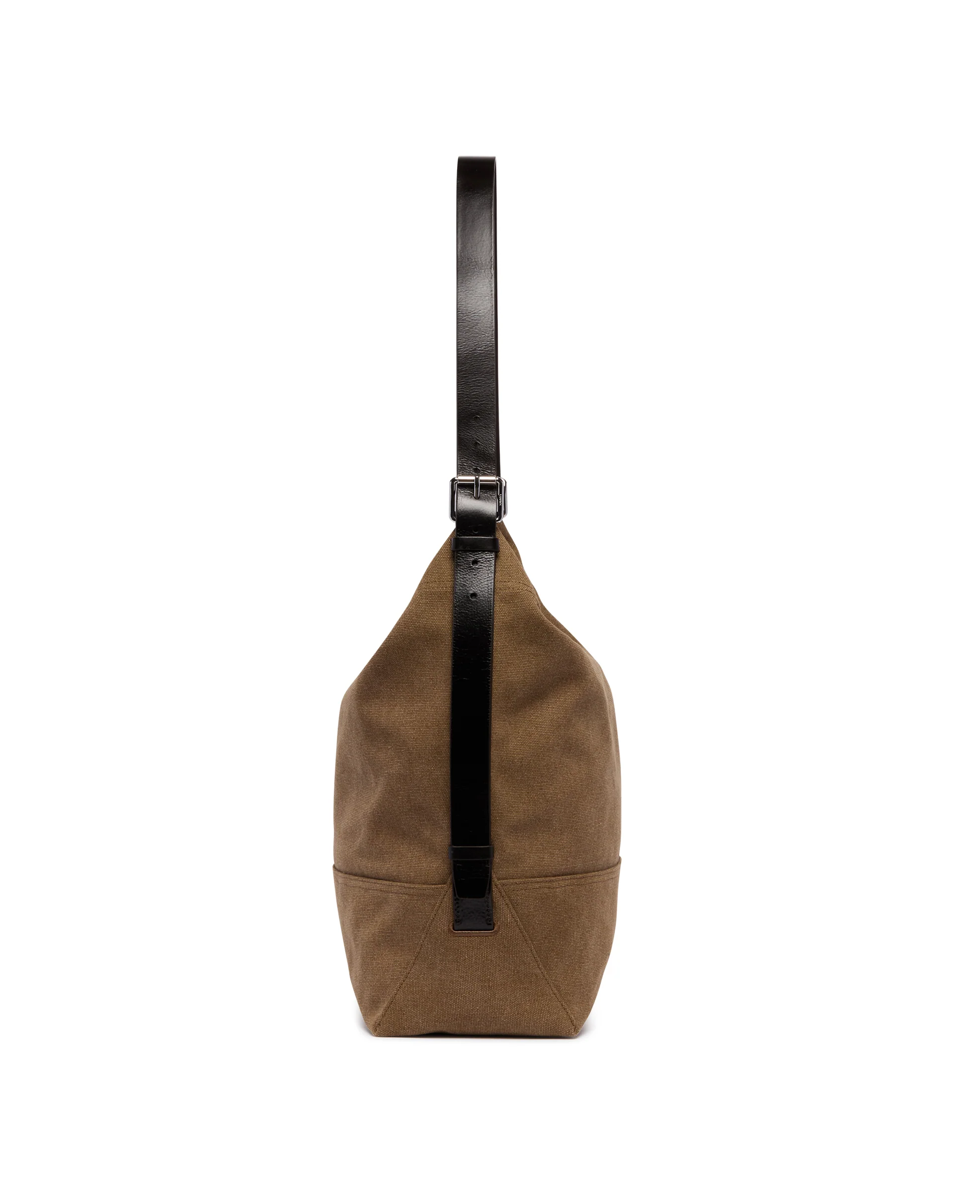 Borsa Belted In Canvas Marrone - Image 6