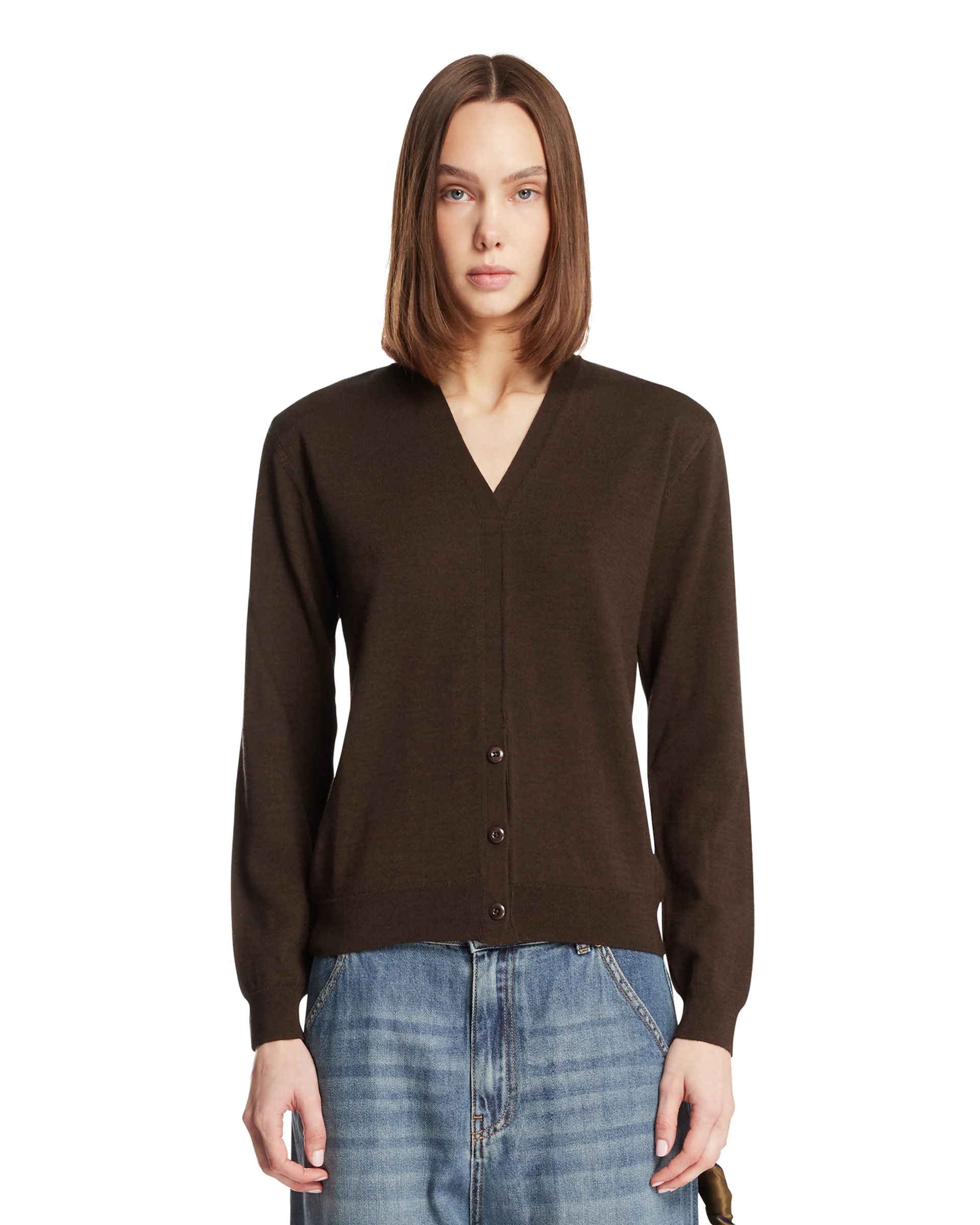 Maglione Convertibile Marrone