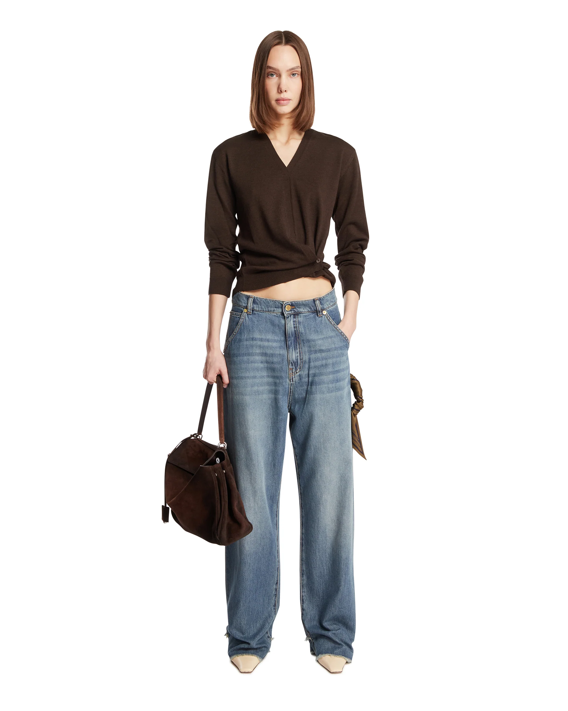 Maglione Convertibile Marrone - Image 3