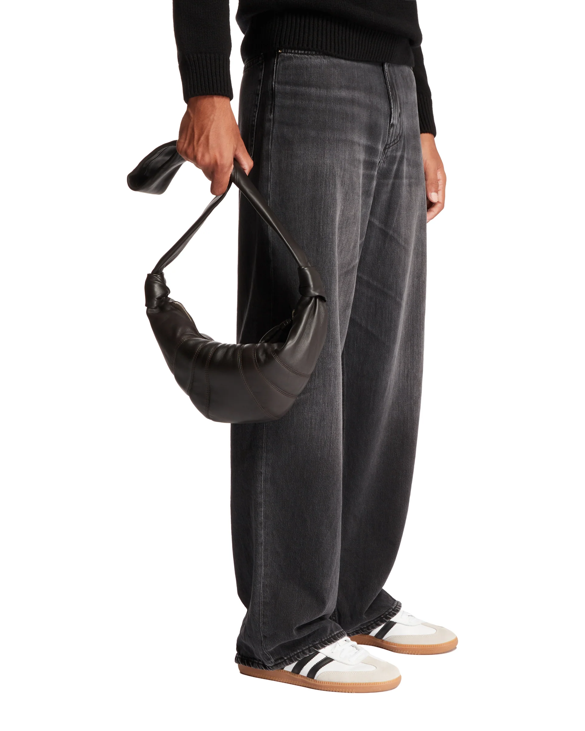 Borsa Croissant Piccola Marrone - Image 3