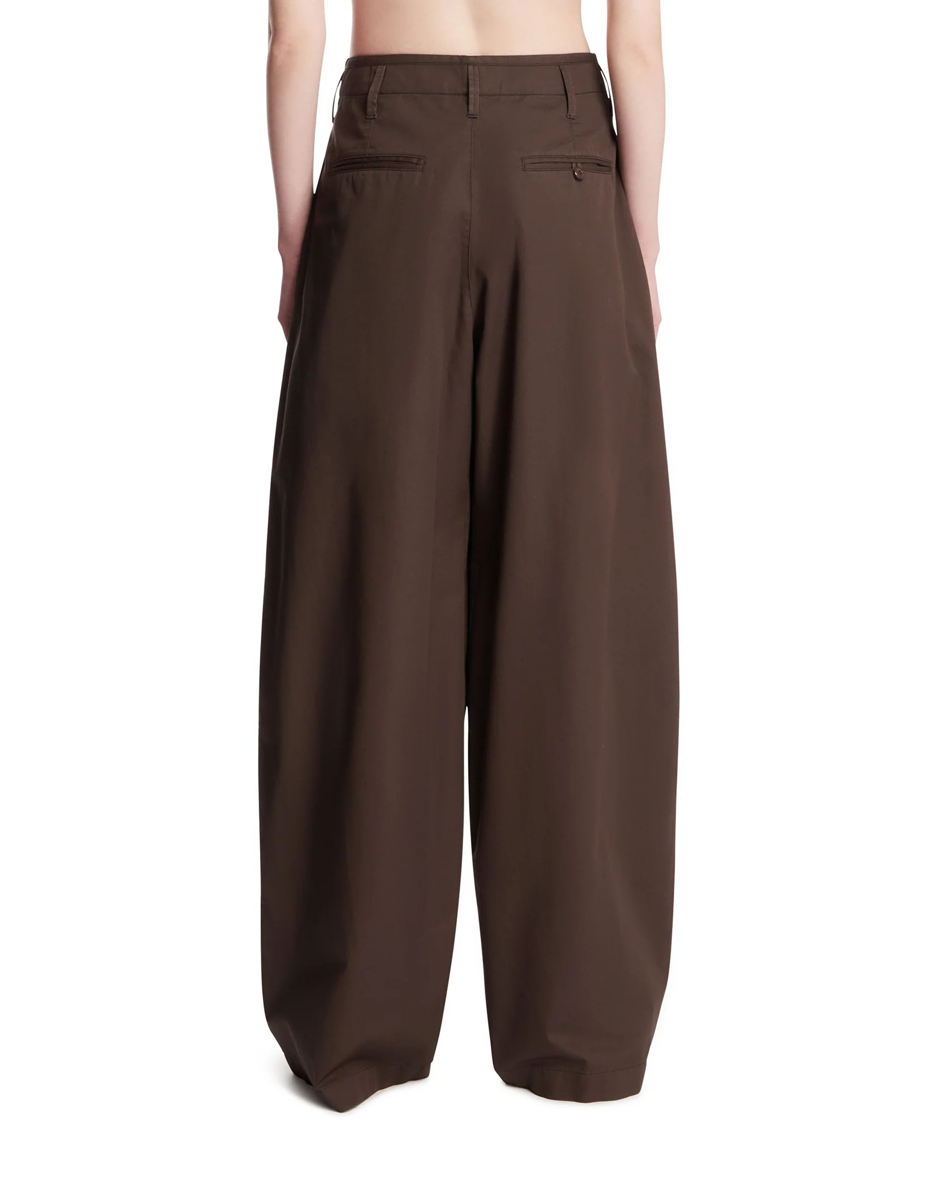 Pantaloni Wide Leg Marroni - Image 5