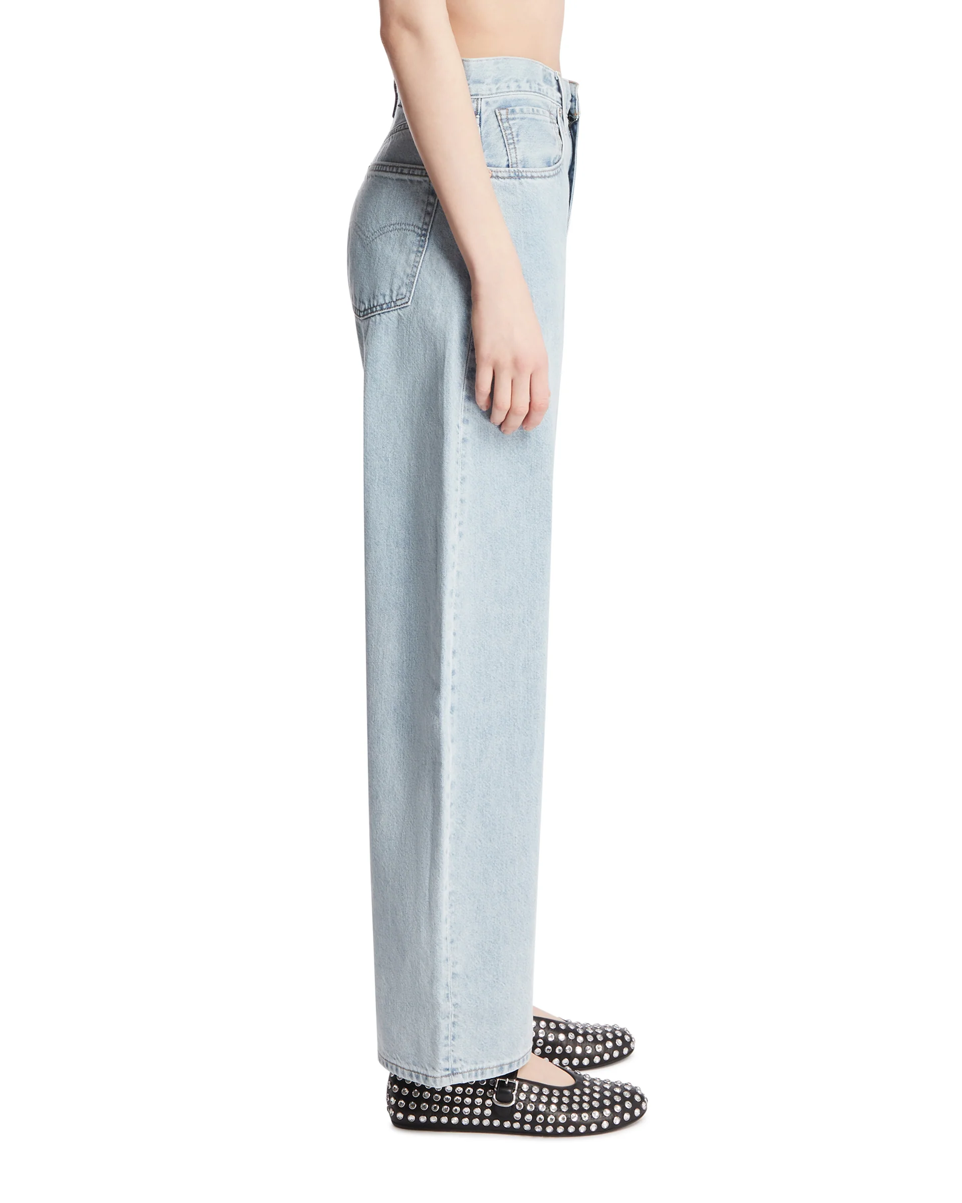 Jeans Blue Tab Drop Barrel Azzurri - Image 4