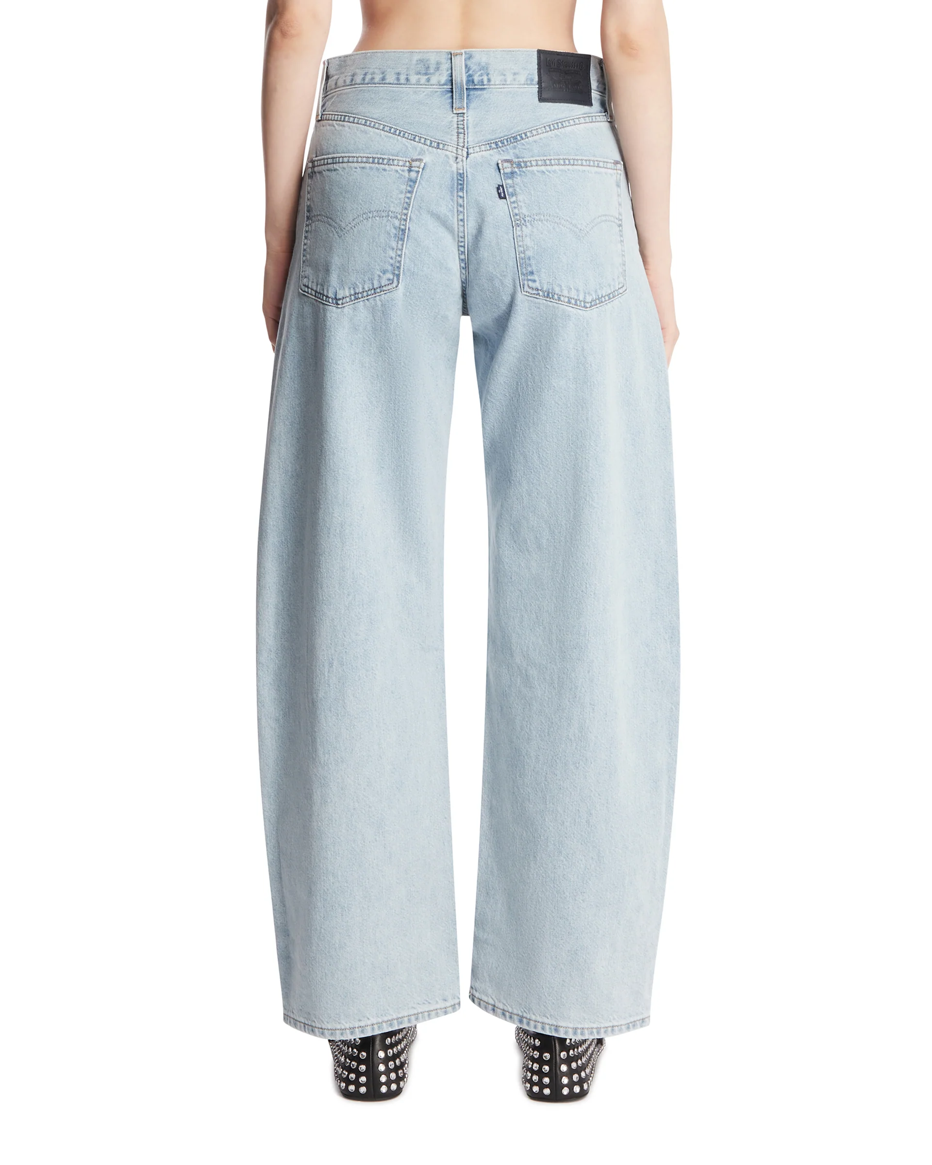 Jeans Blue Tab Drop Barrel Azzurri - Image 5