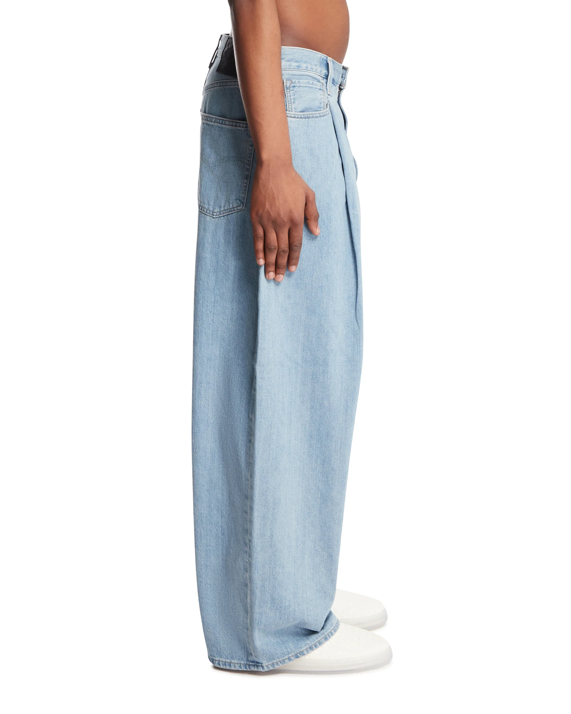 Jeans Blue Tab Accorciati Blu - Image 4