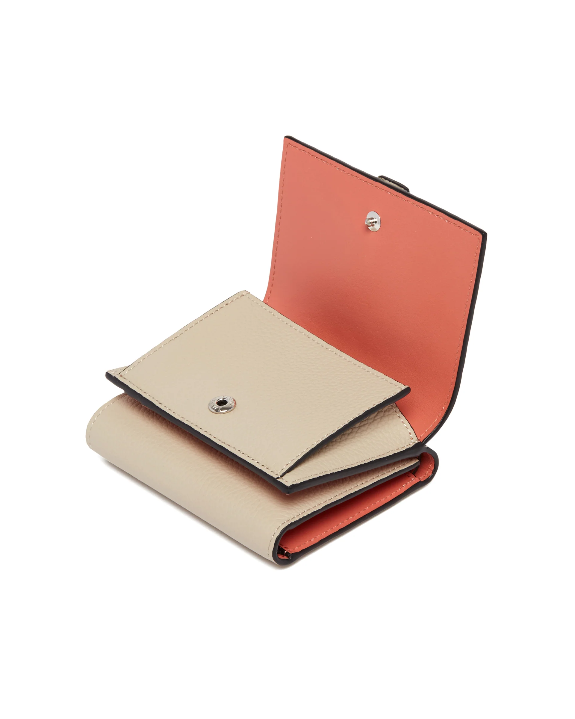 Portafoglio Trifold Beige - Image 6