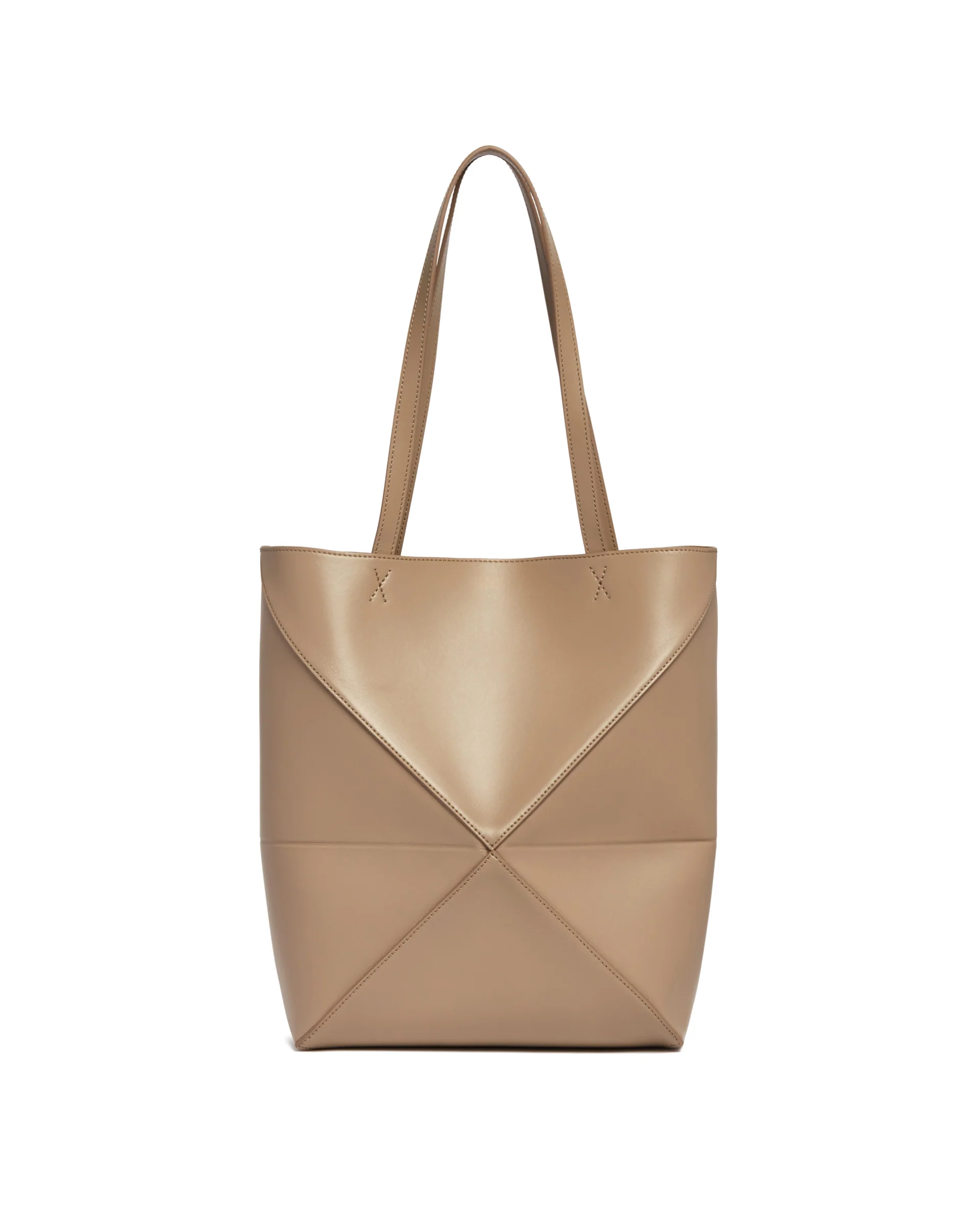 Borsa Beige Puzzle Fold Tote Media - Image 6