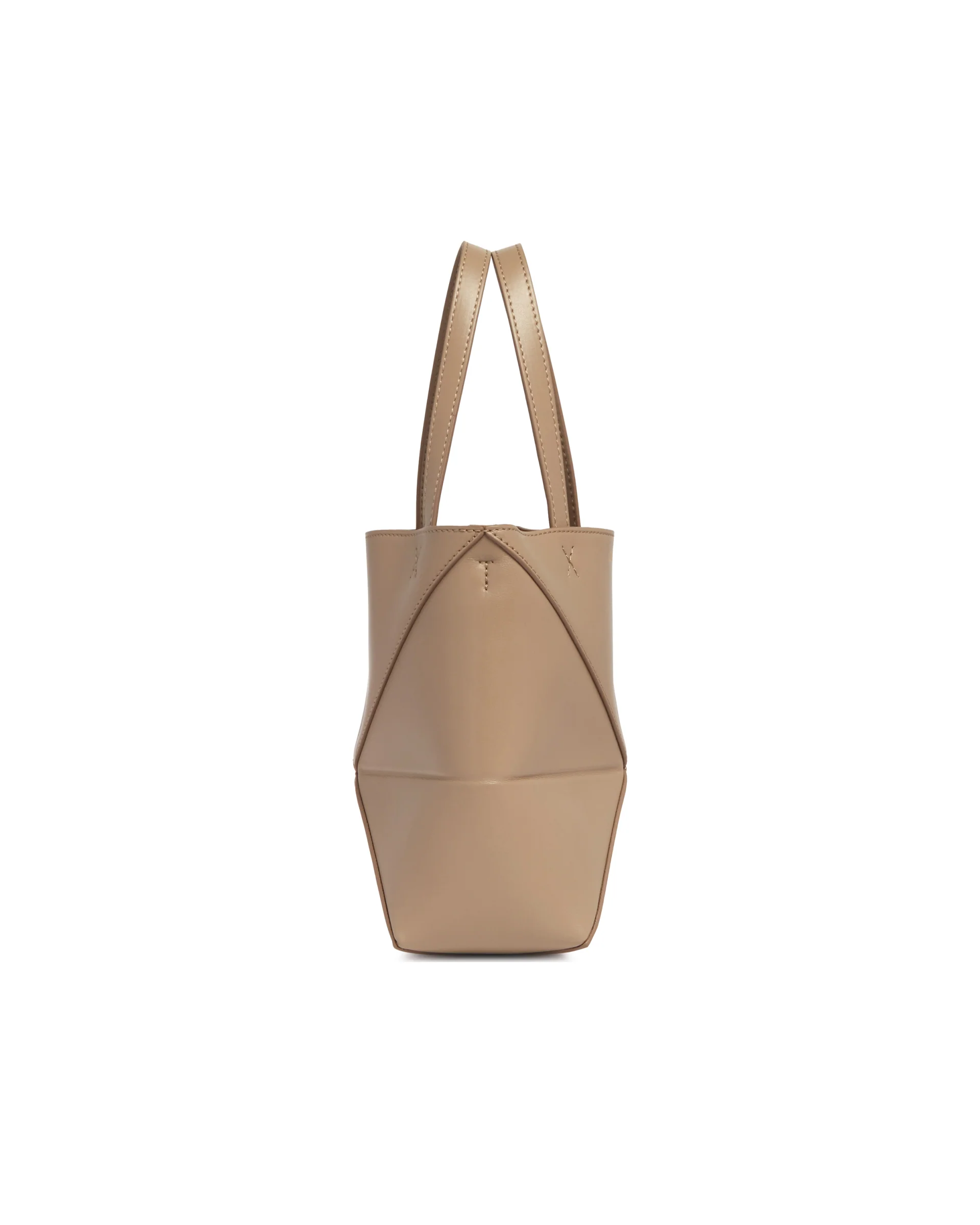 Borsa Puzzle Fold Tote Mini Beige - Image 7