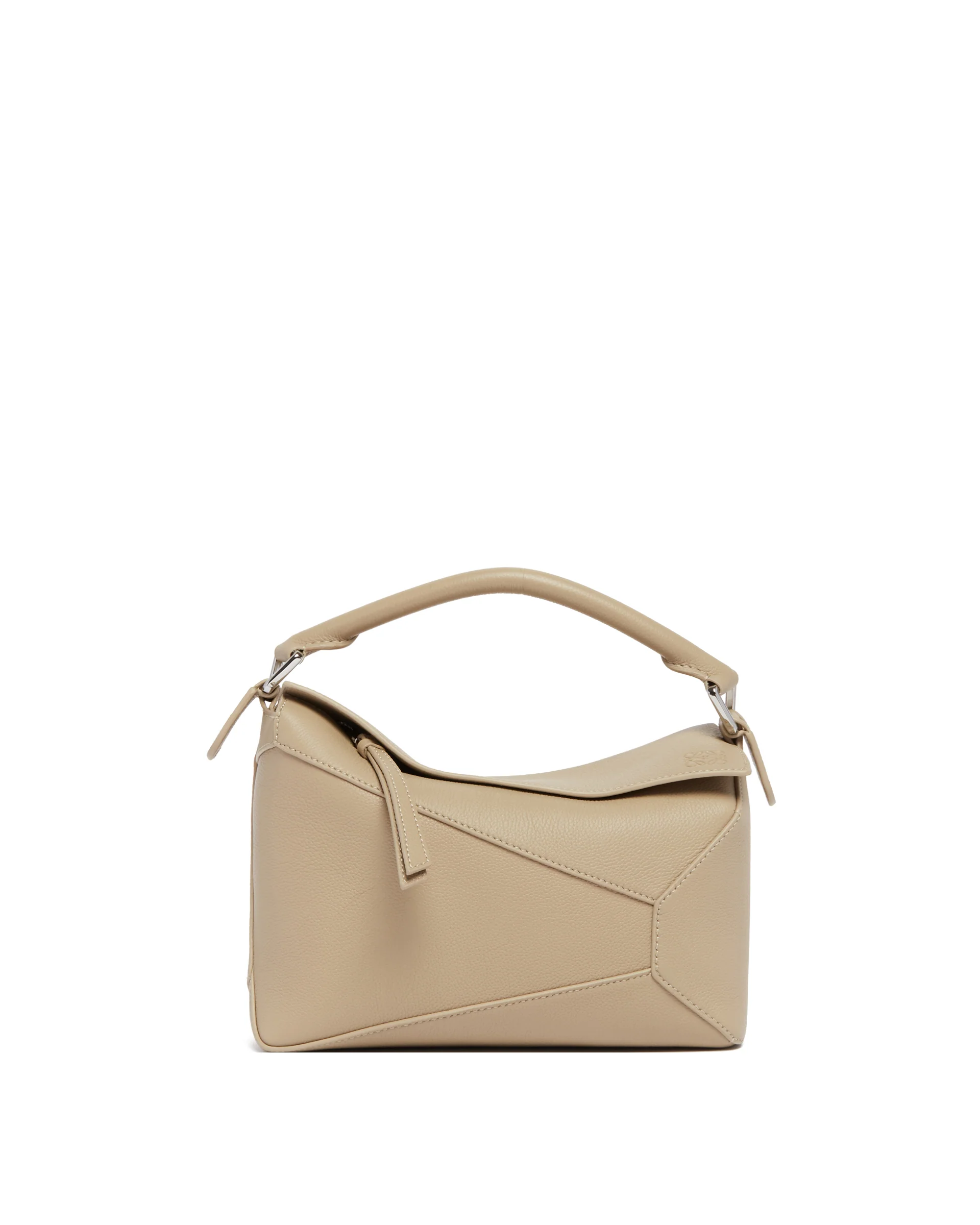 Borsa Puzzle Edge Piccola Beige